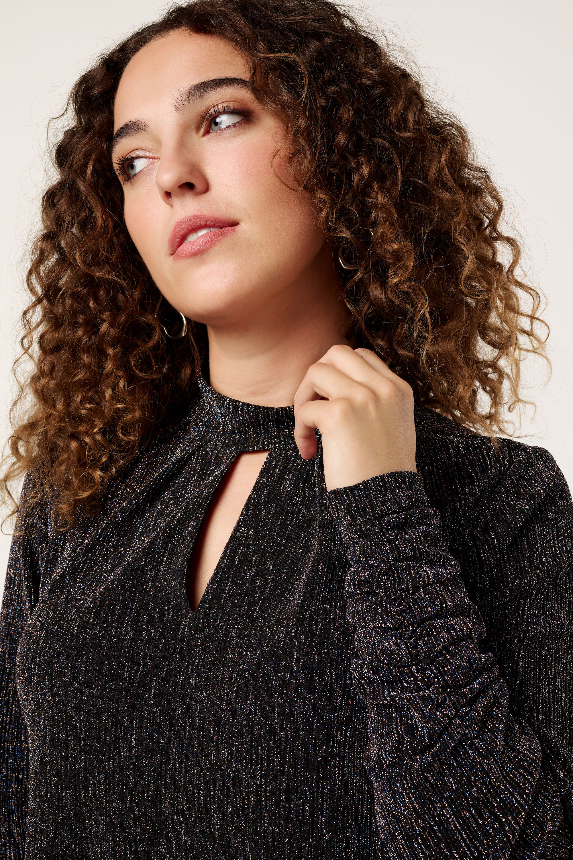 Top met lurex image number 4