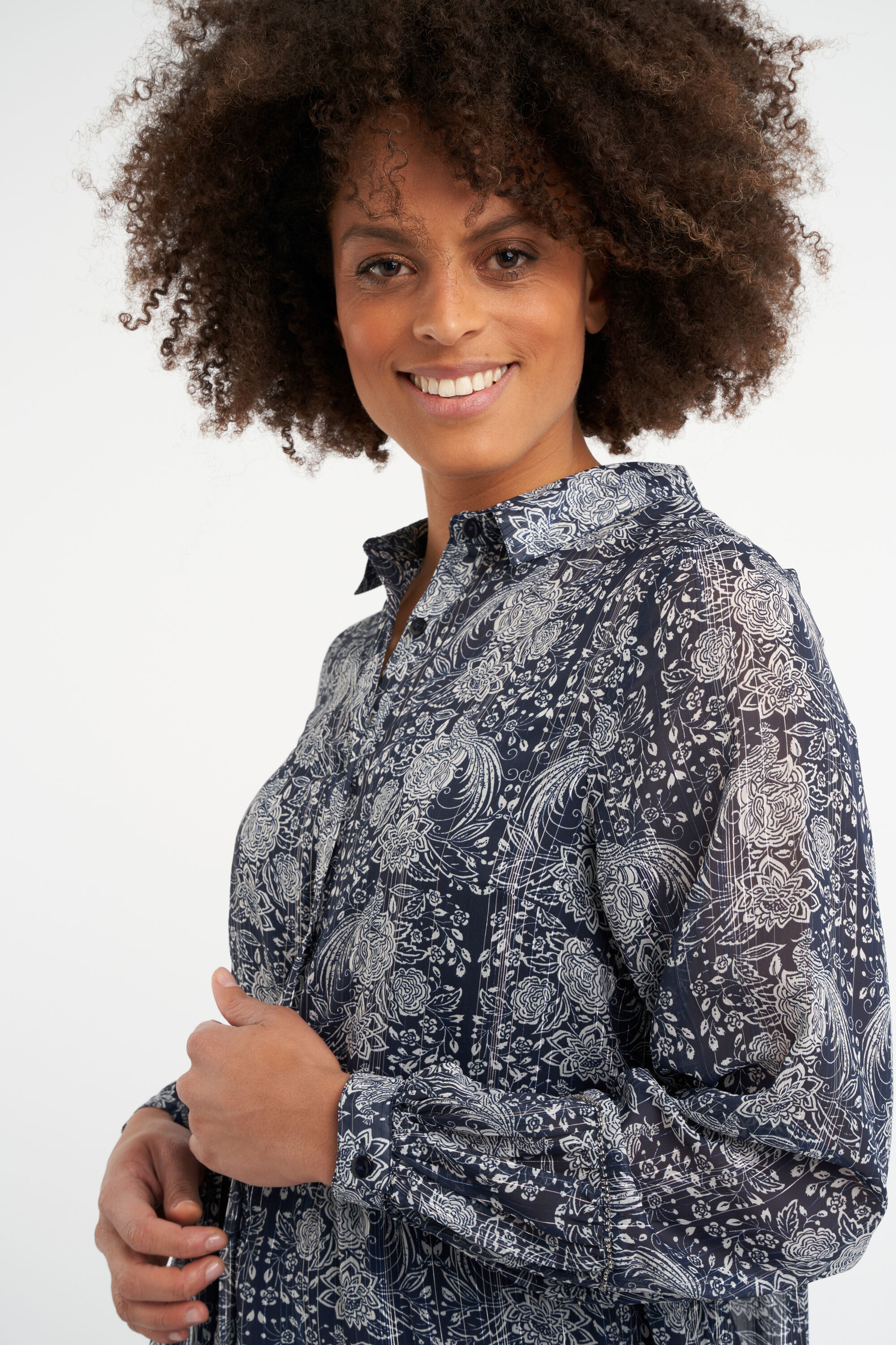 Maxi jurk met bloemenprint image number 5