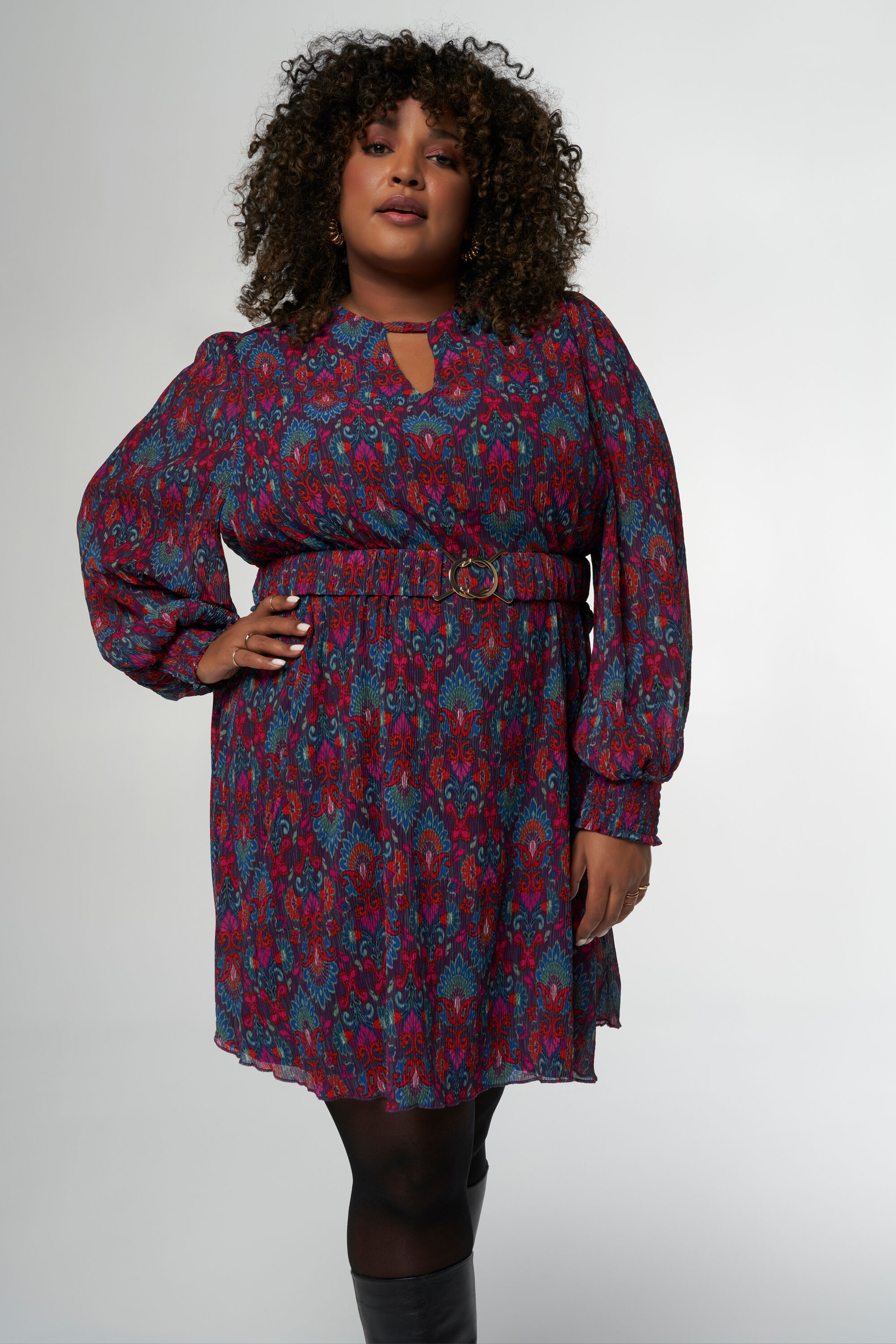 Jurk met paisley print image number 5