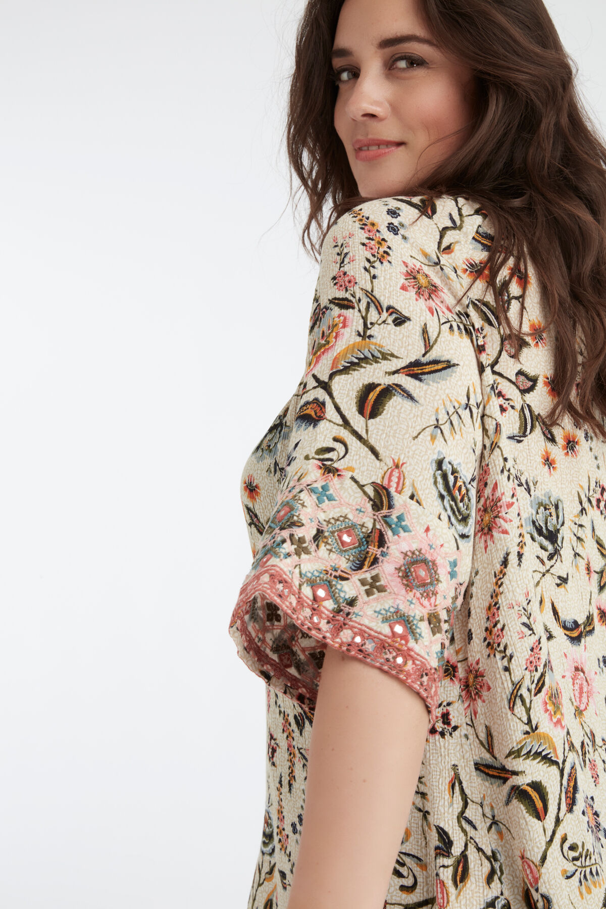 Bohemian blouse met print image number 3