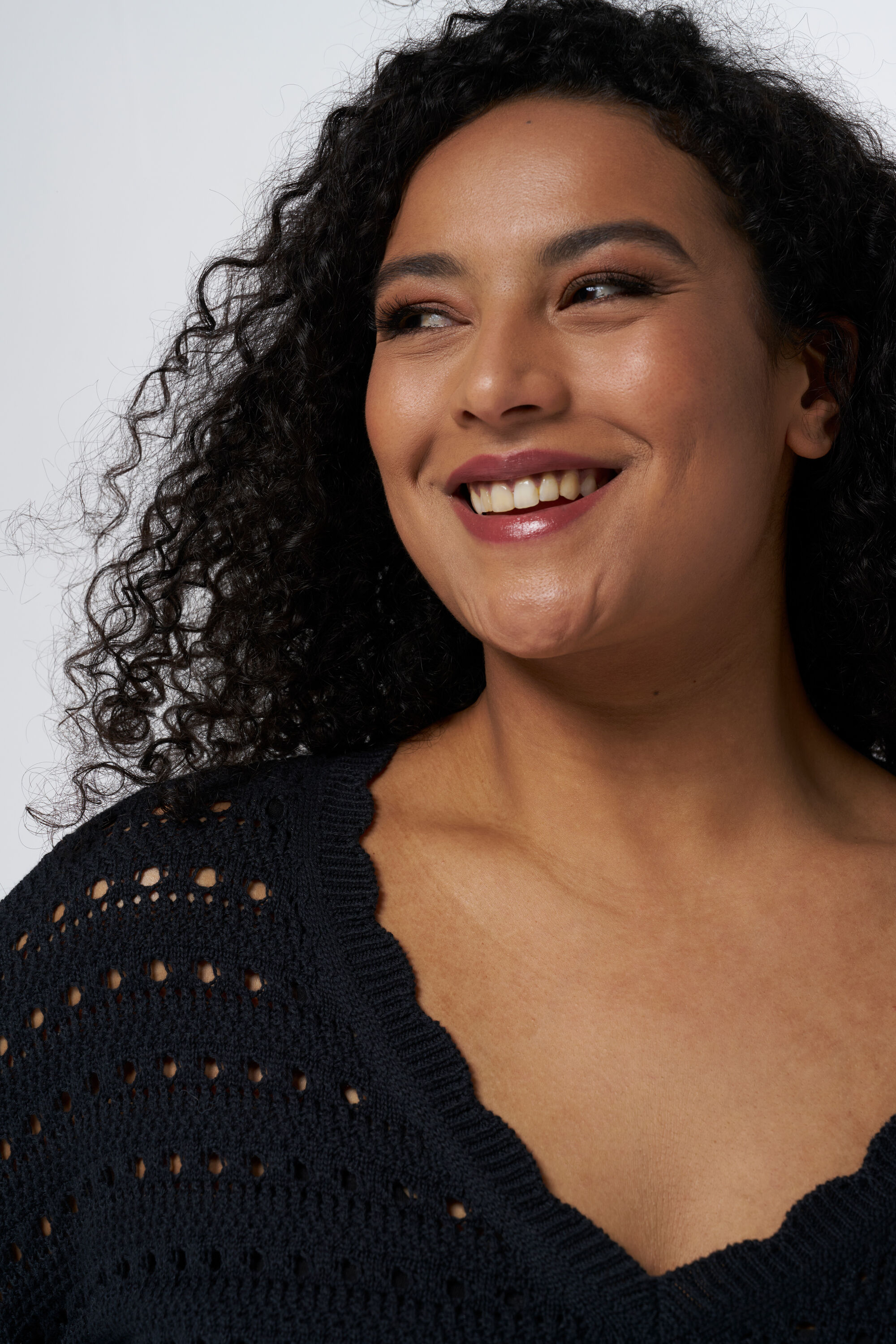 Grof gebreide trui  image number 4