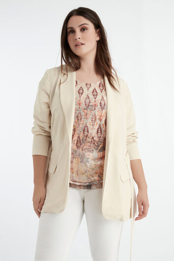 Blazer met ceintuur