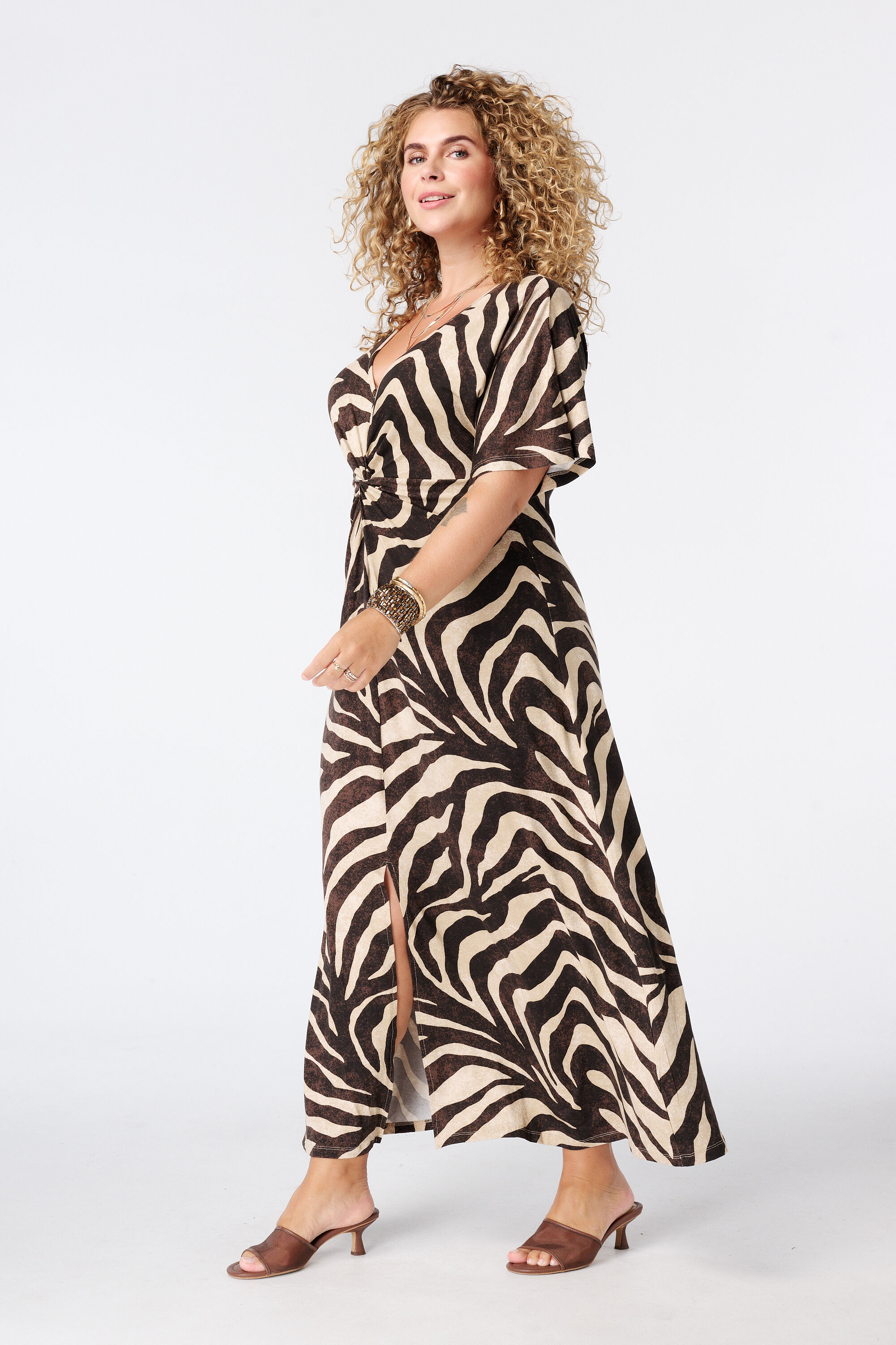 Jurk met print image number 5