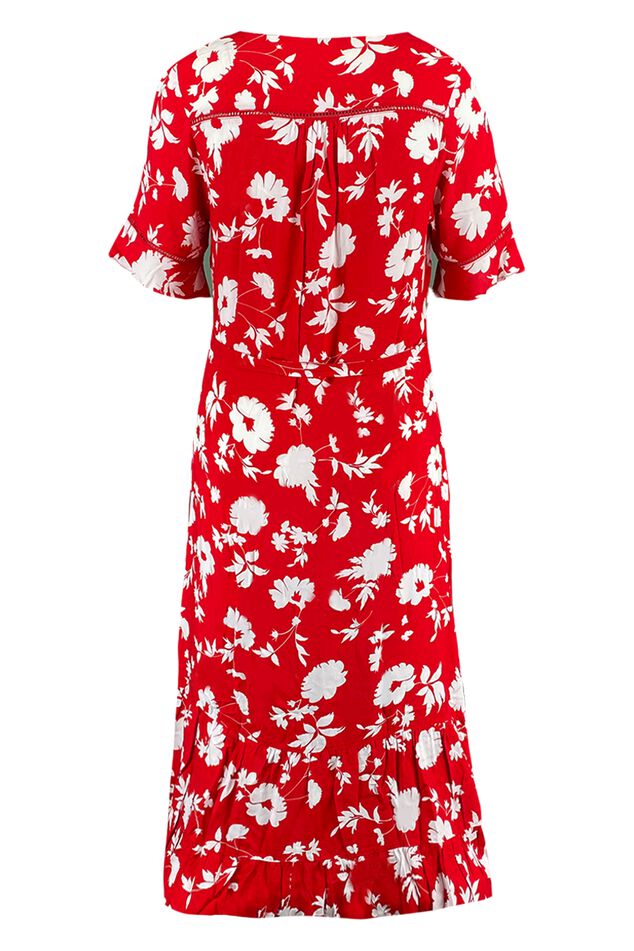 Lange jurk met print image number 3