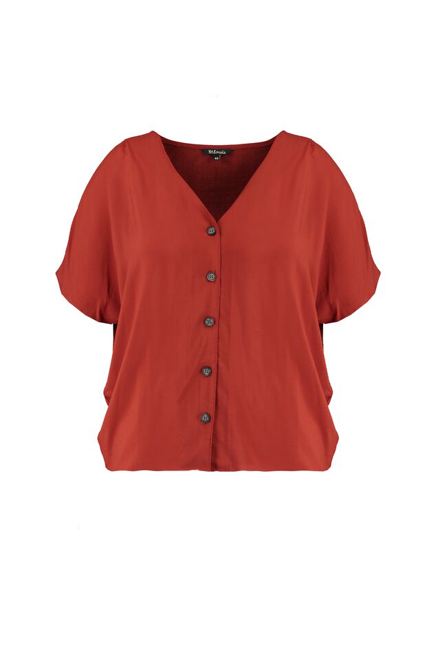Blouse in boxy model image number 1