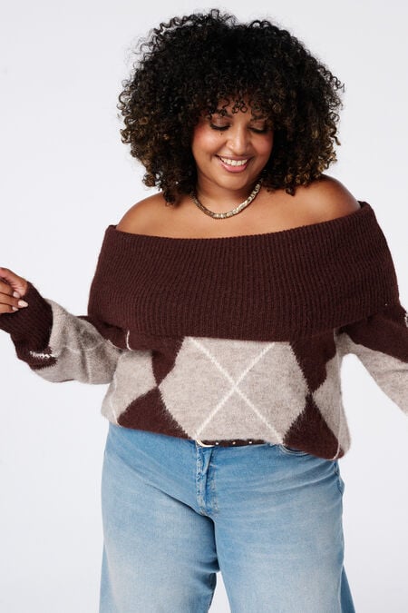 MS Mode - Off shoulder trui