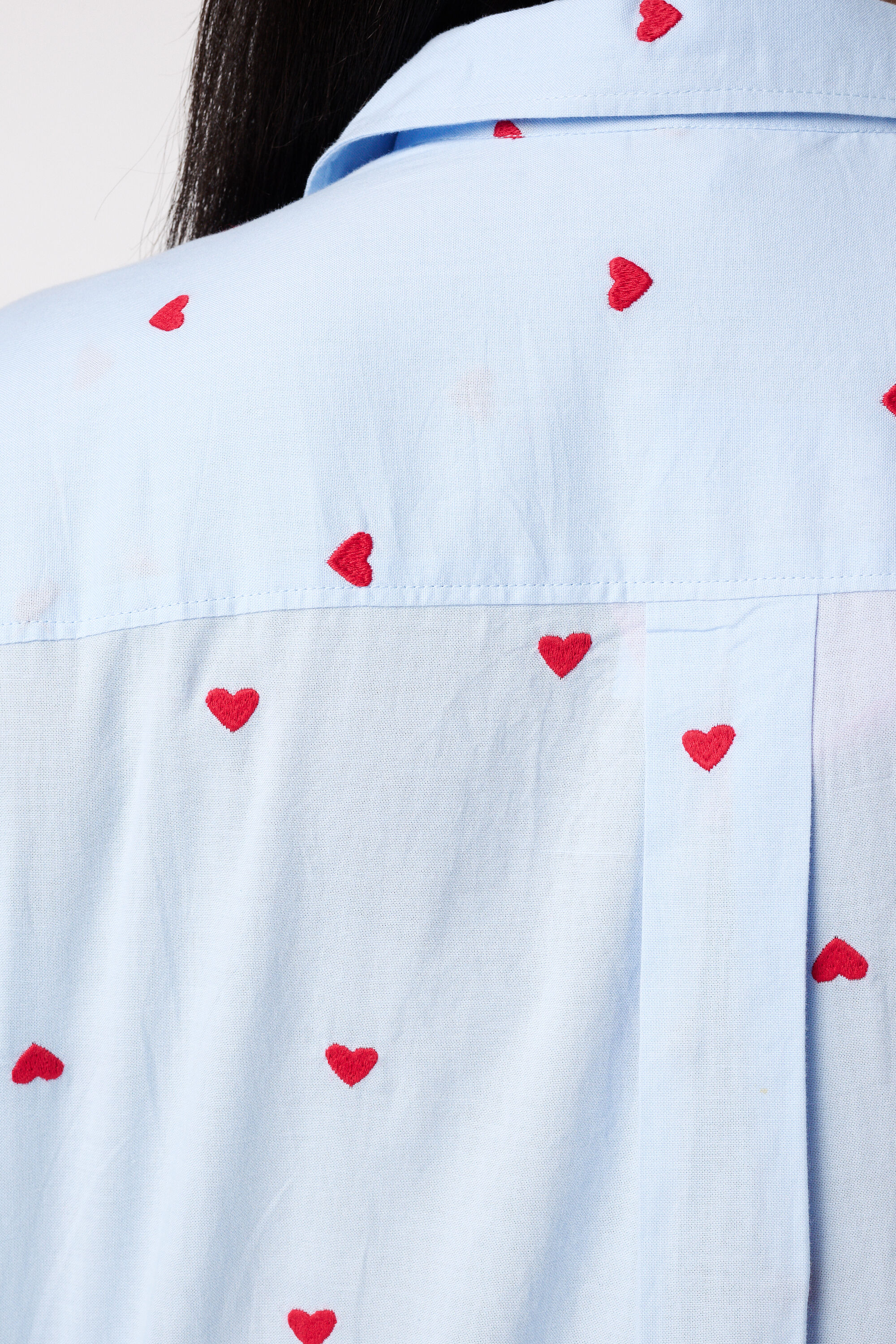 Blouse met hartjespatroon image number 6