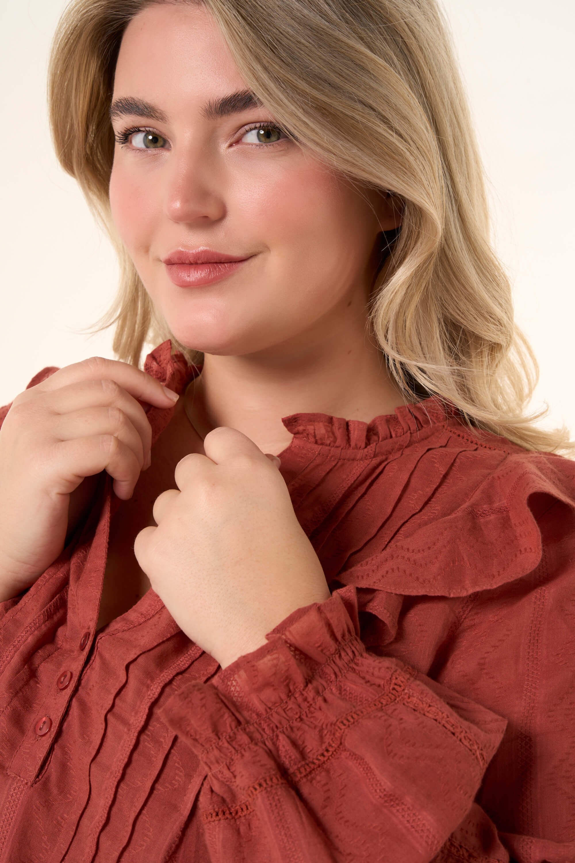 Blouse met ballonmouw image number 5