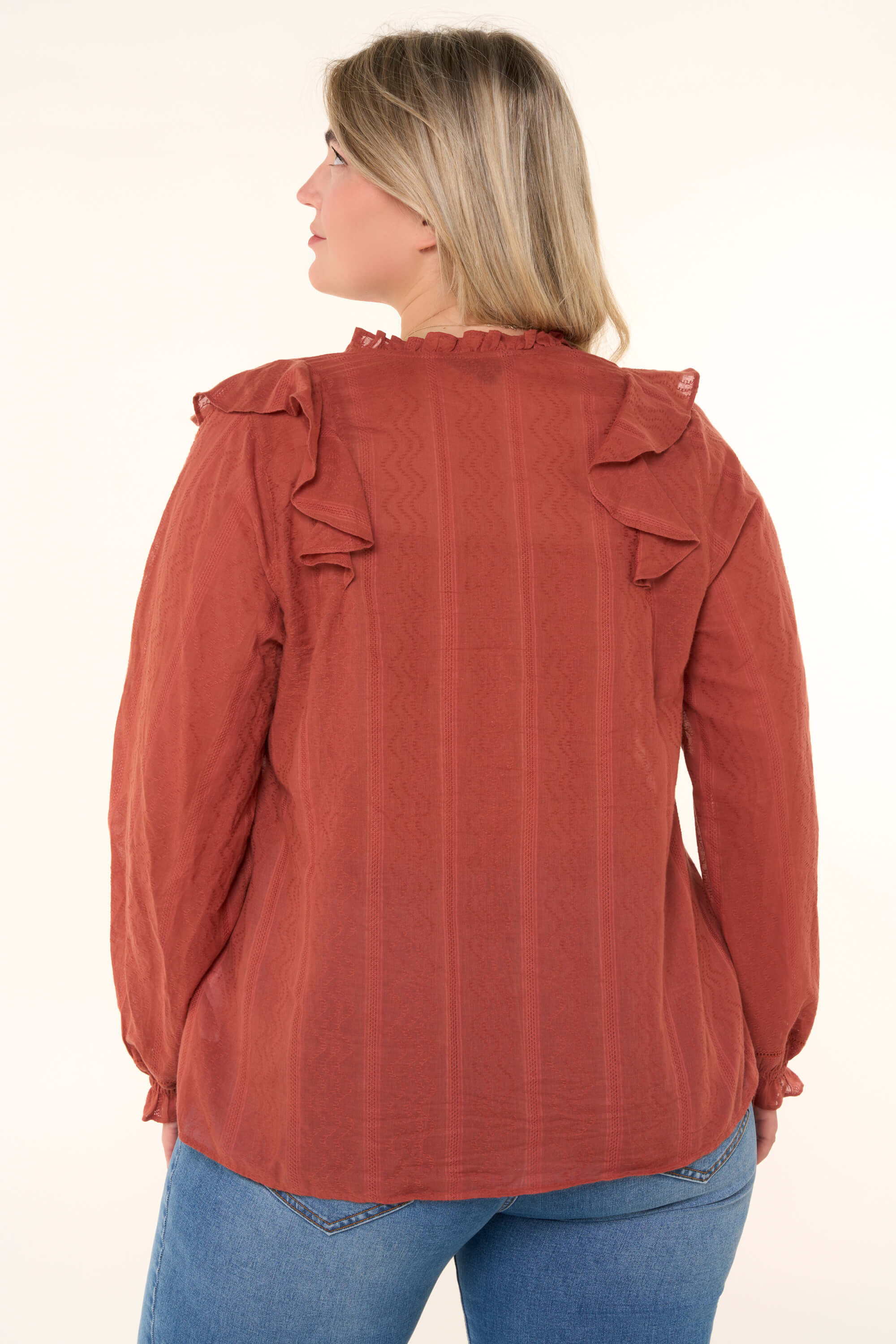 Blouse met ballonmouw image number 4