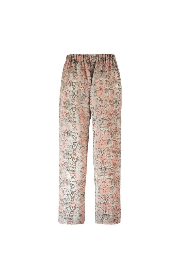 Wijdvallende broek met print image number 2