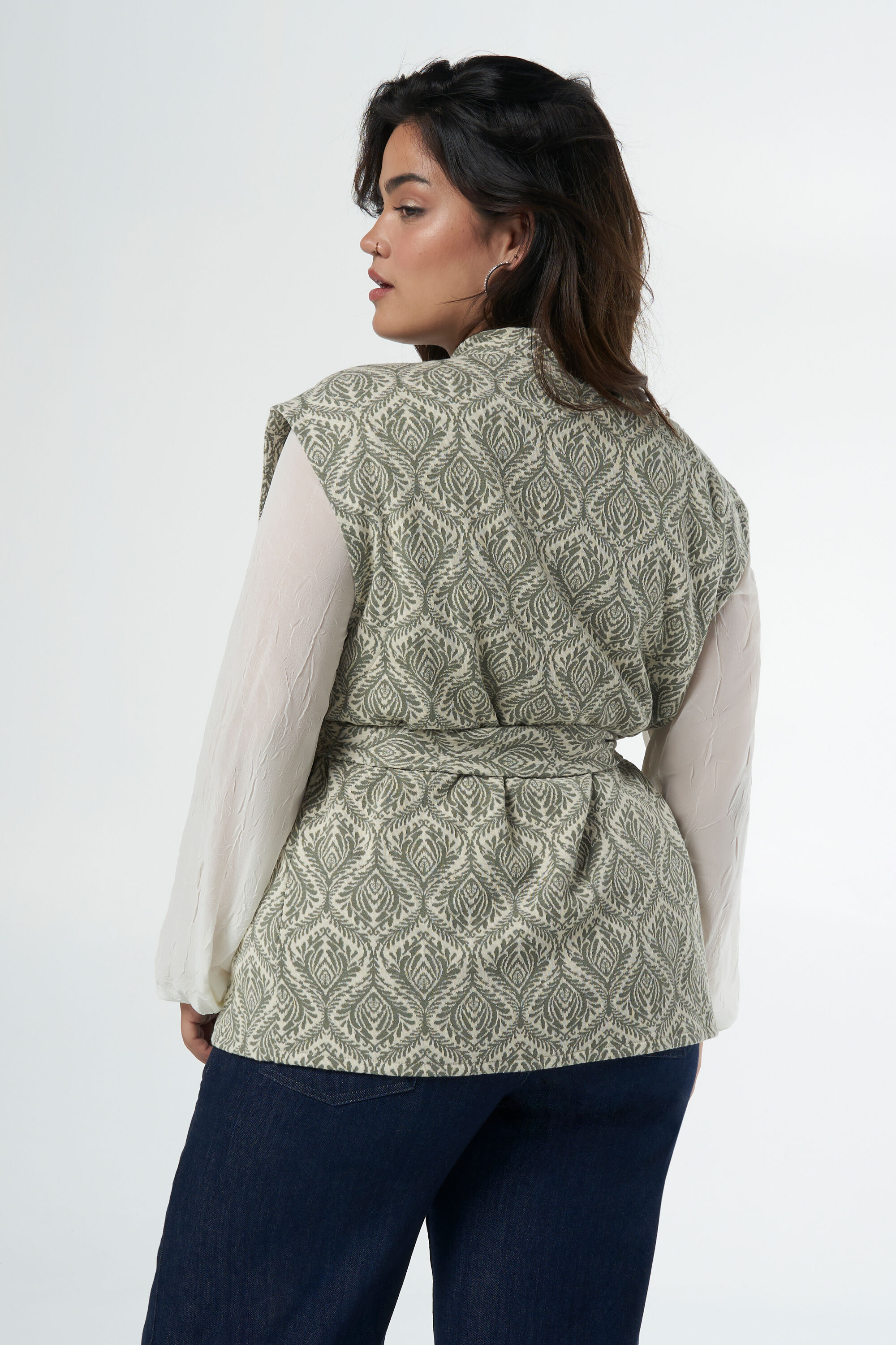 Gilet met ceintuur image number 3