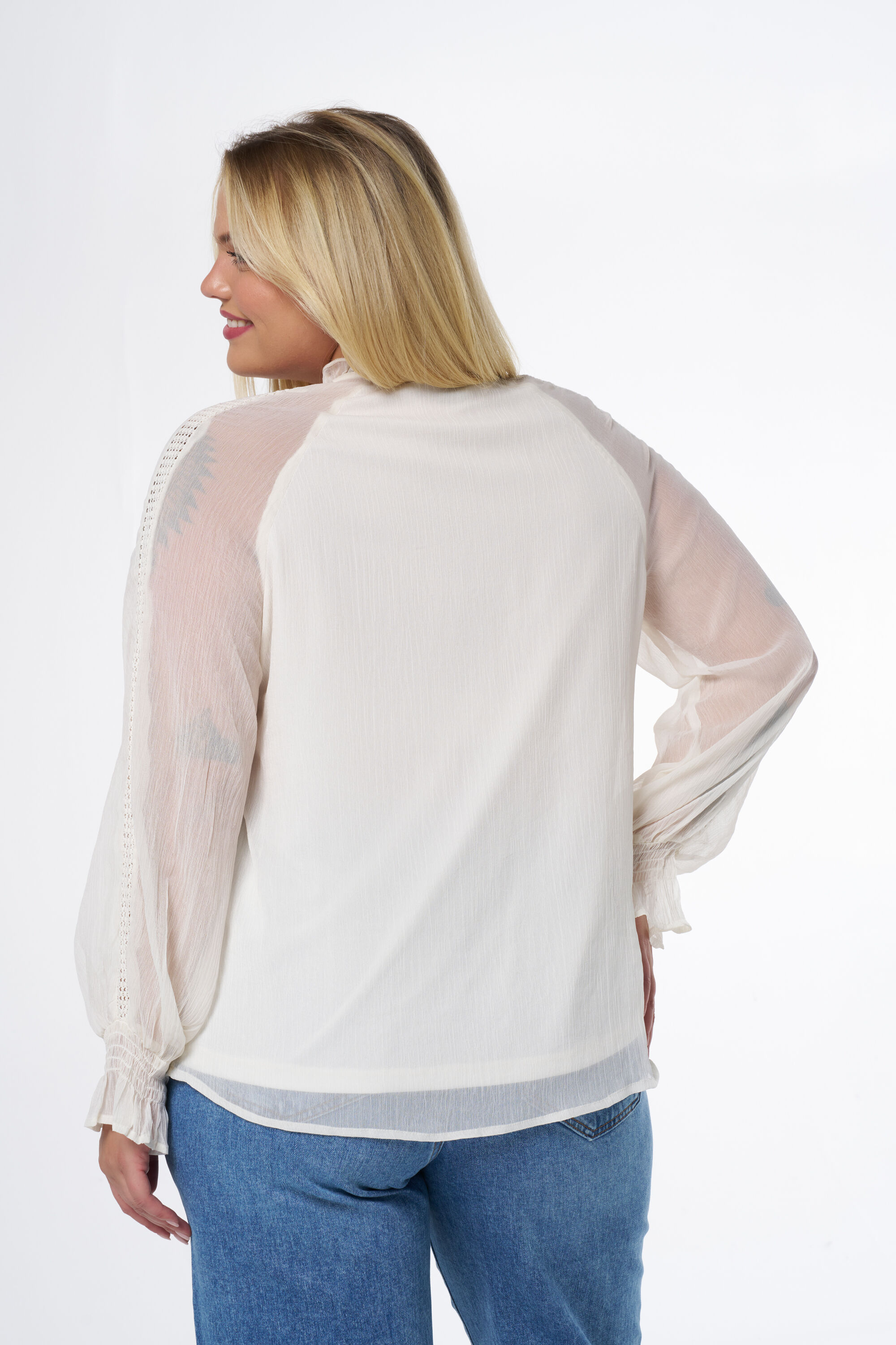 Blouse met broderie image number 3