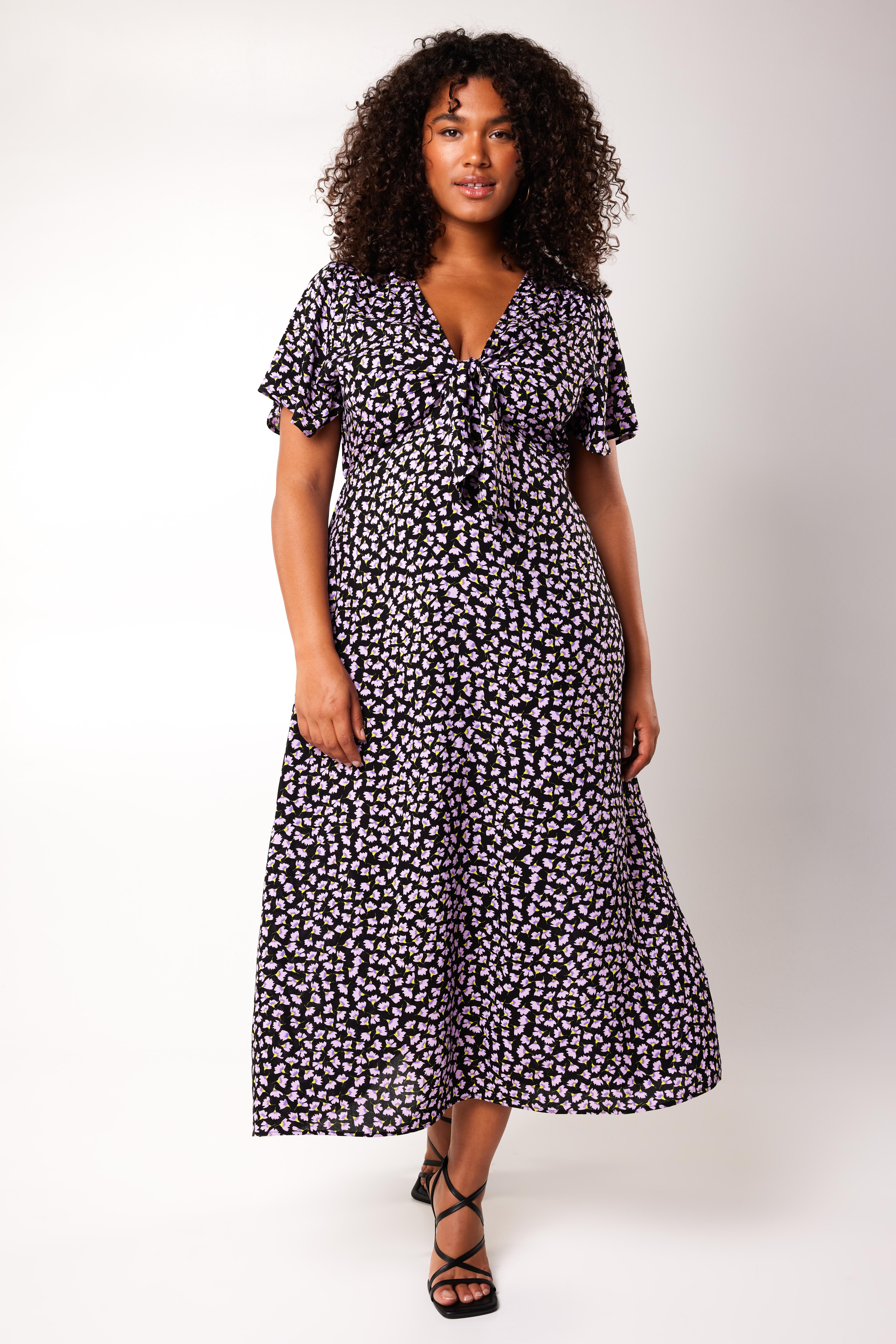 Lange jurk met print image number 7