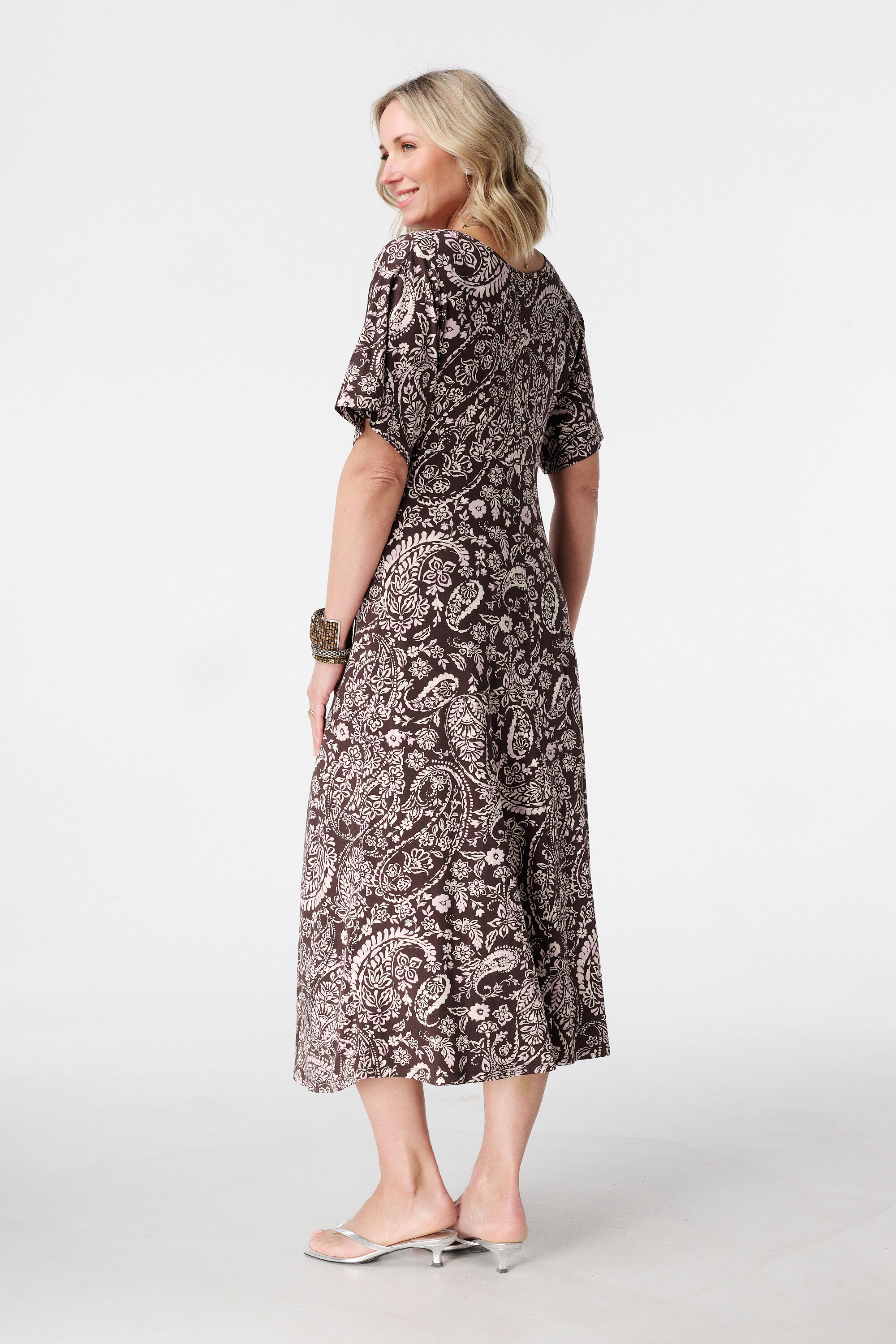 Maxi jurk met print image number 3