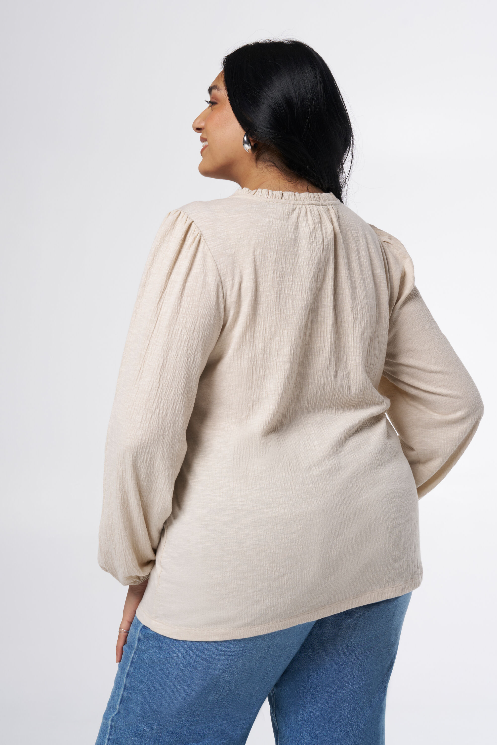 Top met V-hals image number 3