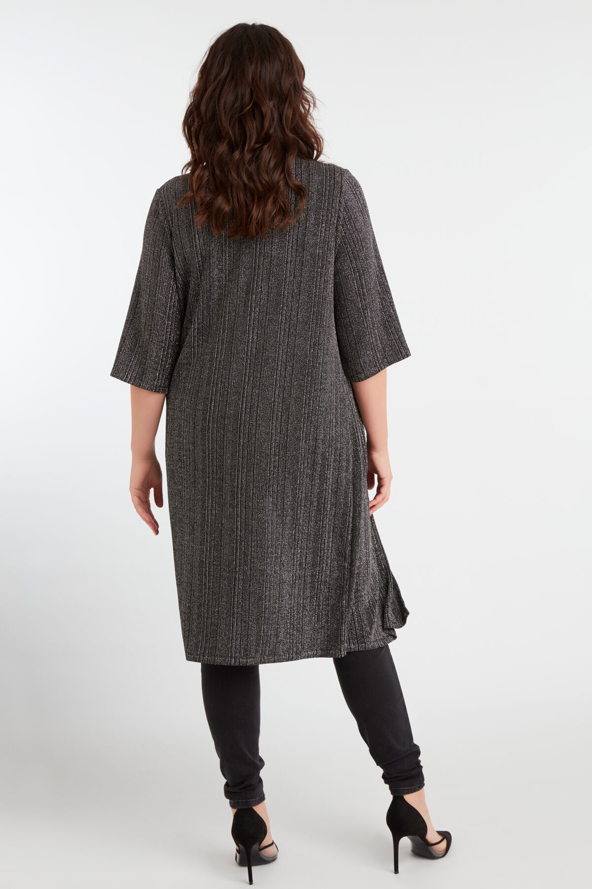 Lang vest met Lurex image number 5