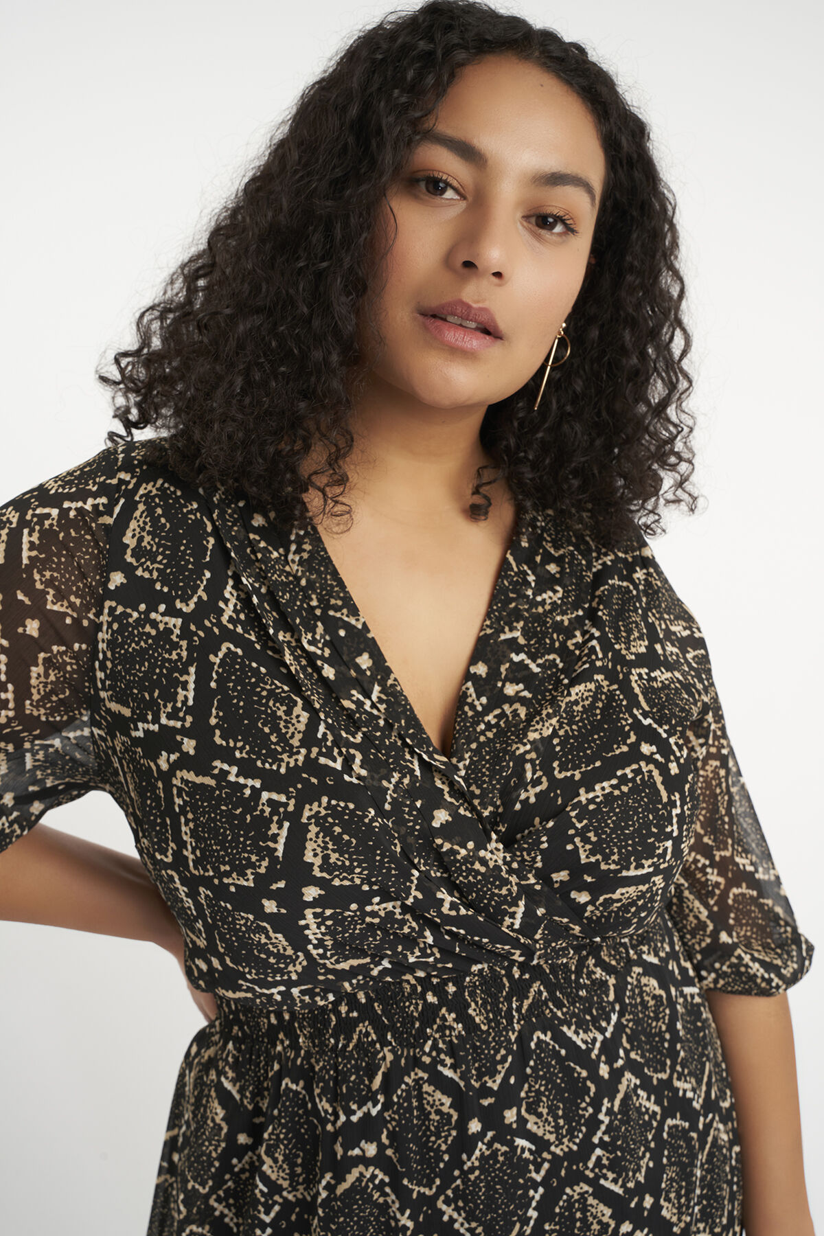 Jurk met print image number 4