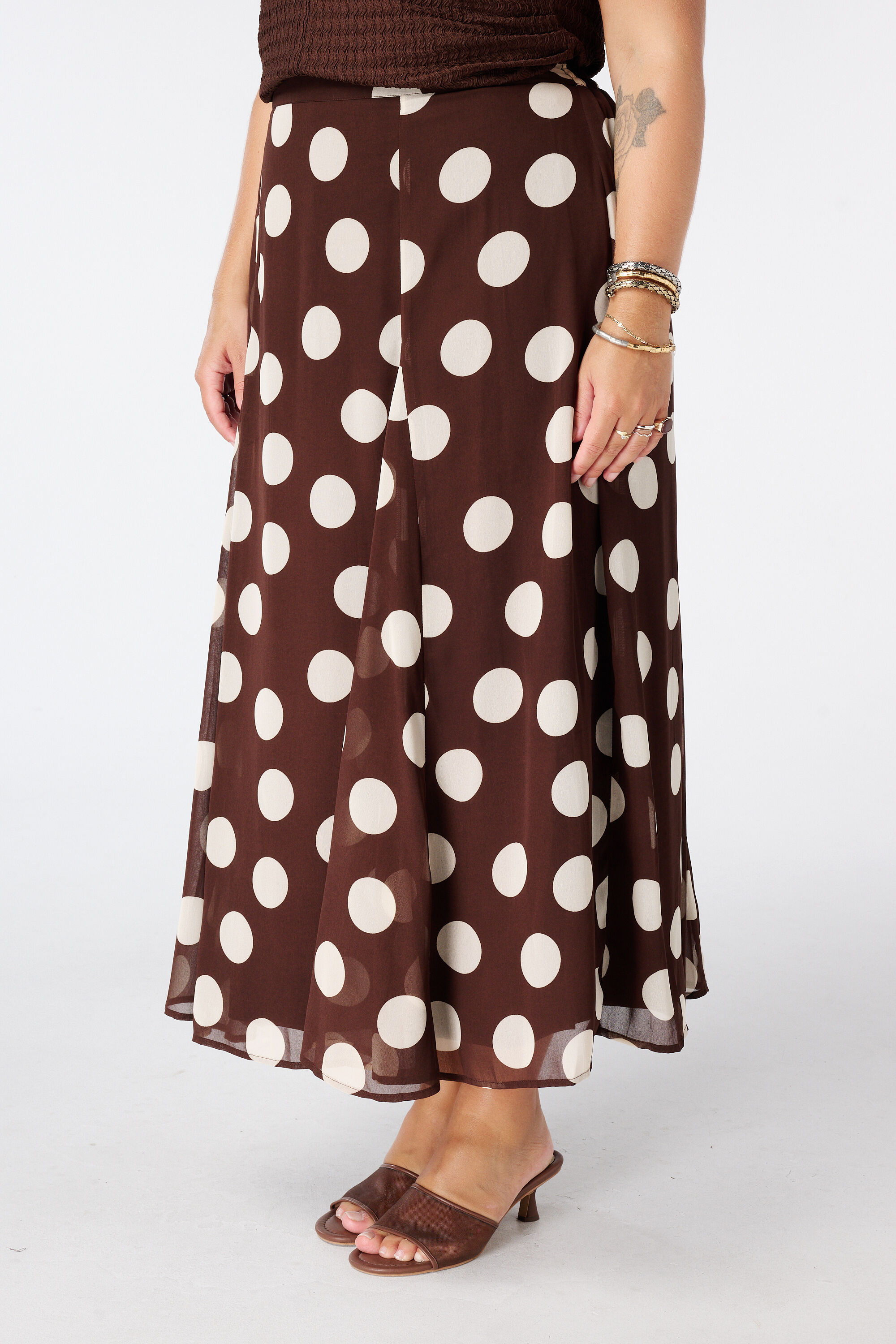 Midi rok met print image number 5
