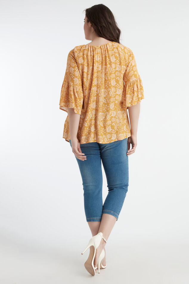 Blouse met klokmouw image number 4