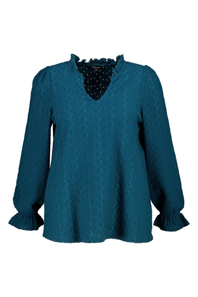 Top met broderie image number 1