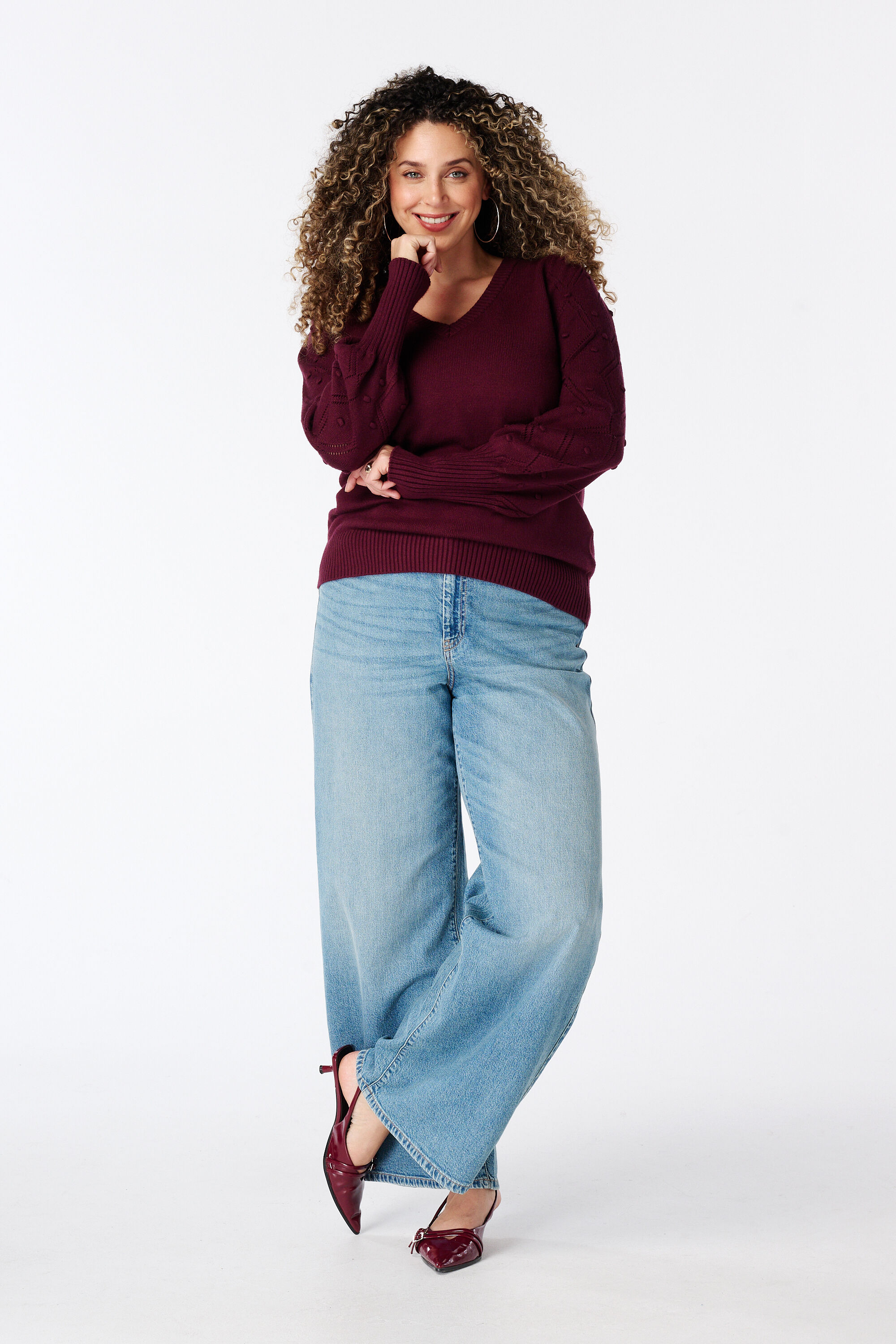 Trui met v-hals image number 5