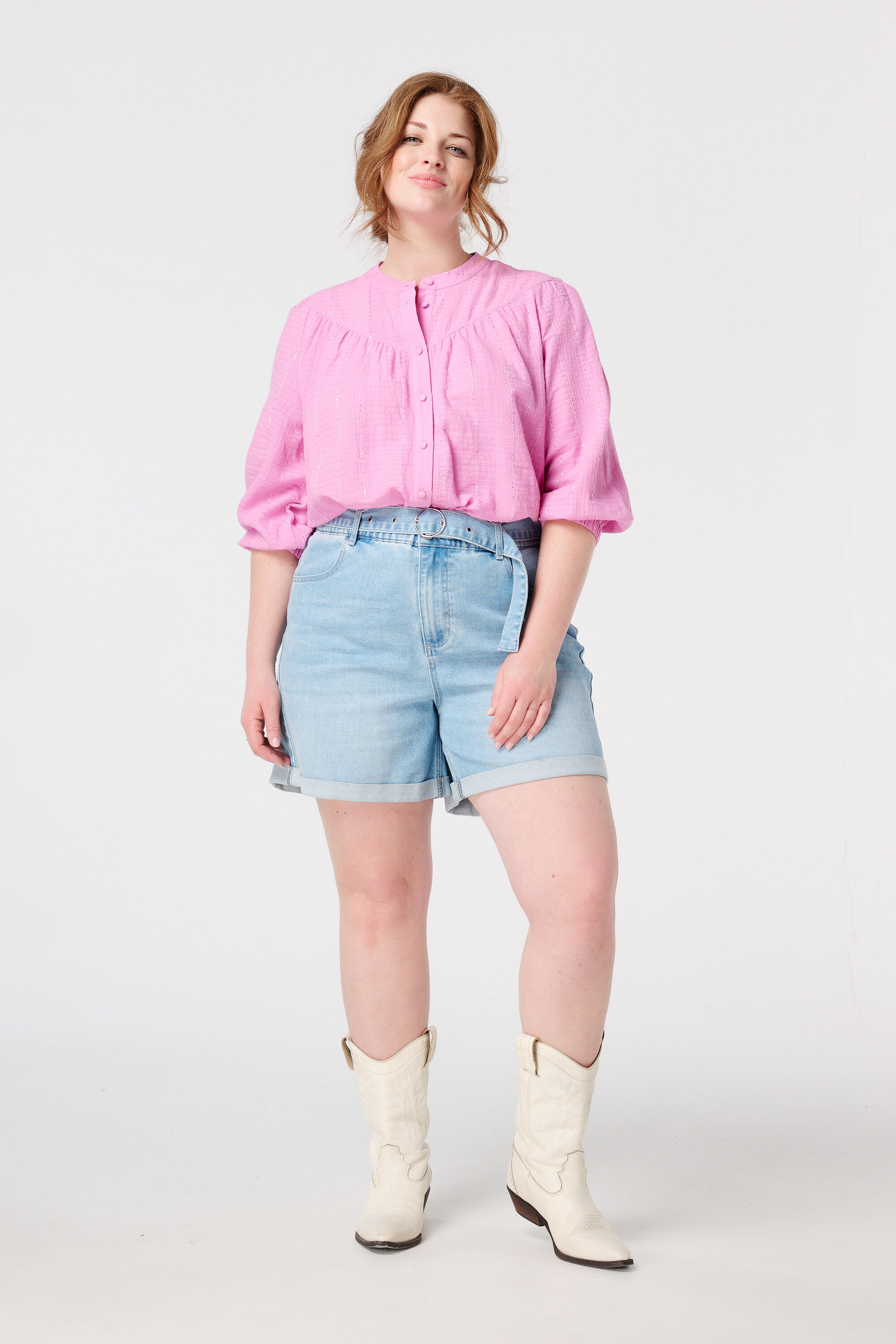 Blouse met pailletten image number 5