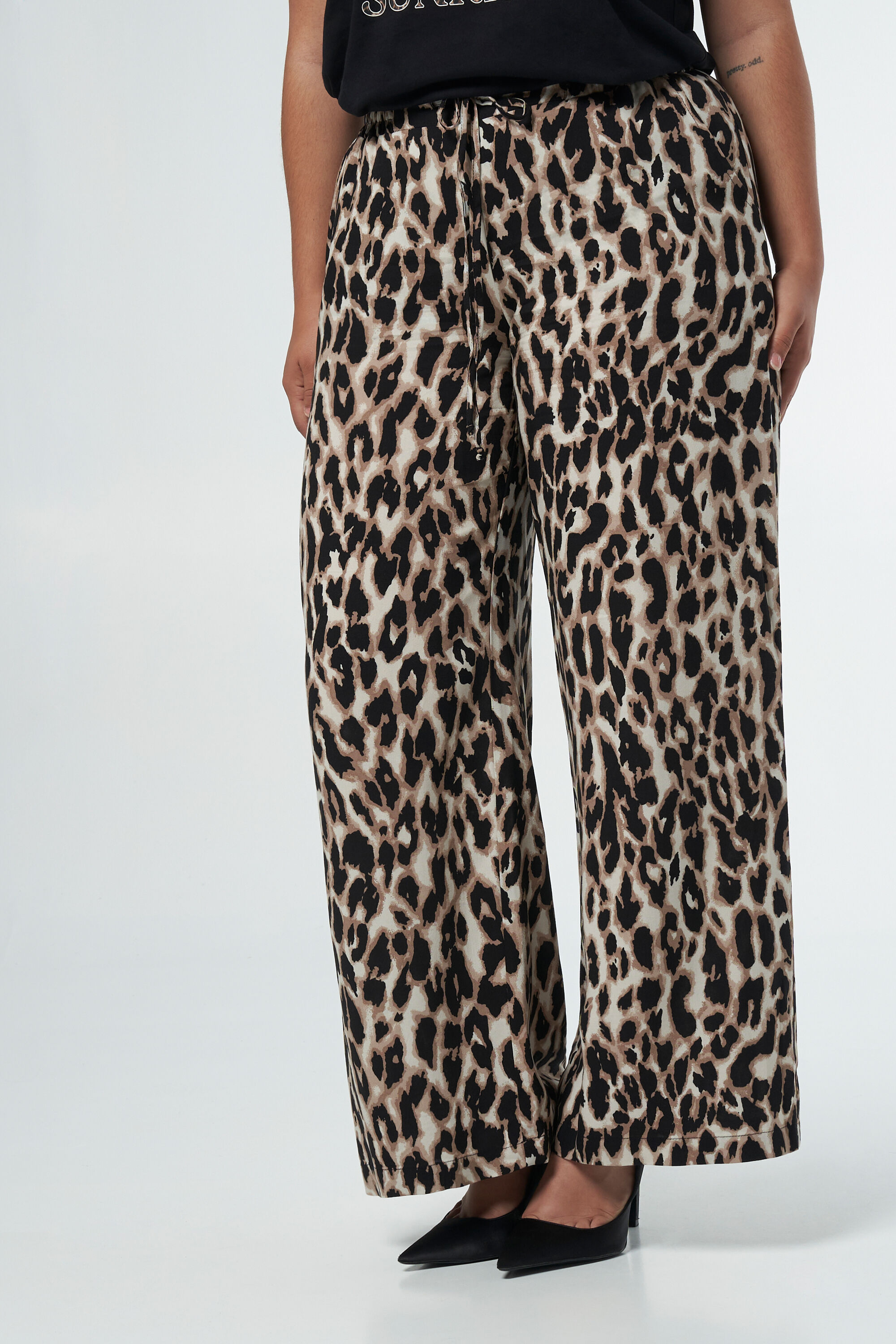 Broek met panterprint image number 5