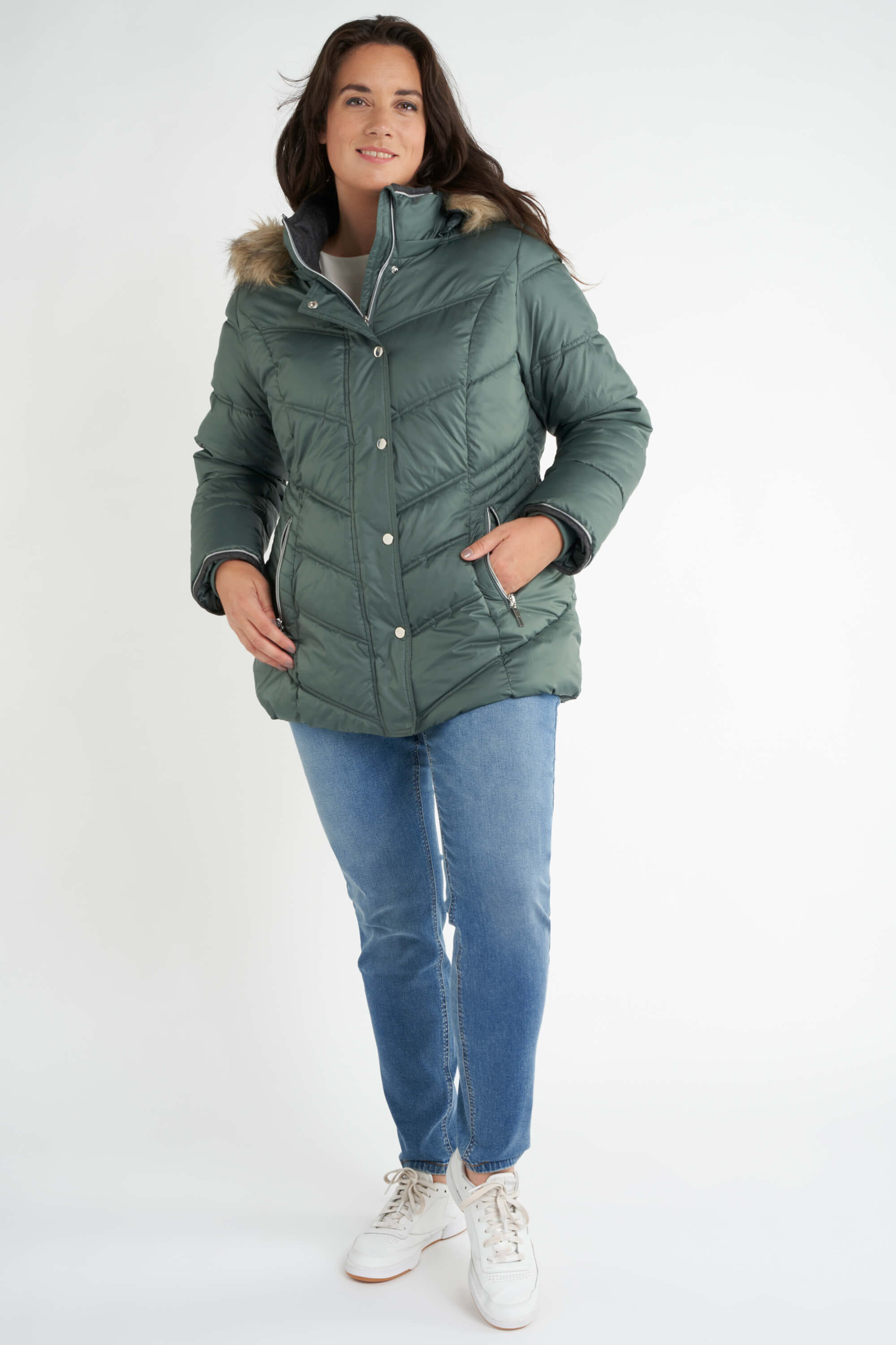 Gewatteerde jas  image number 1