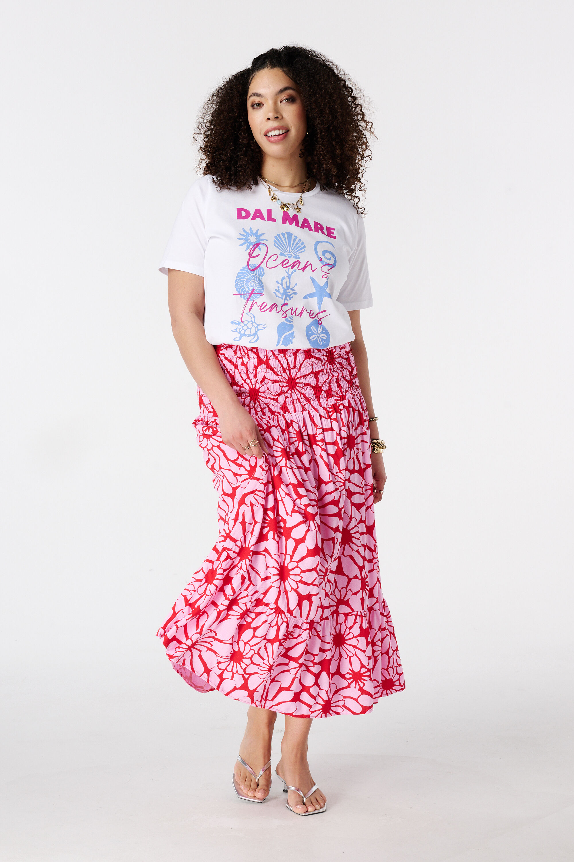 Maxi rok met print