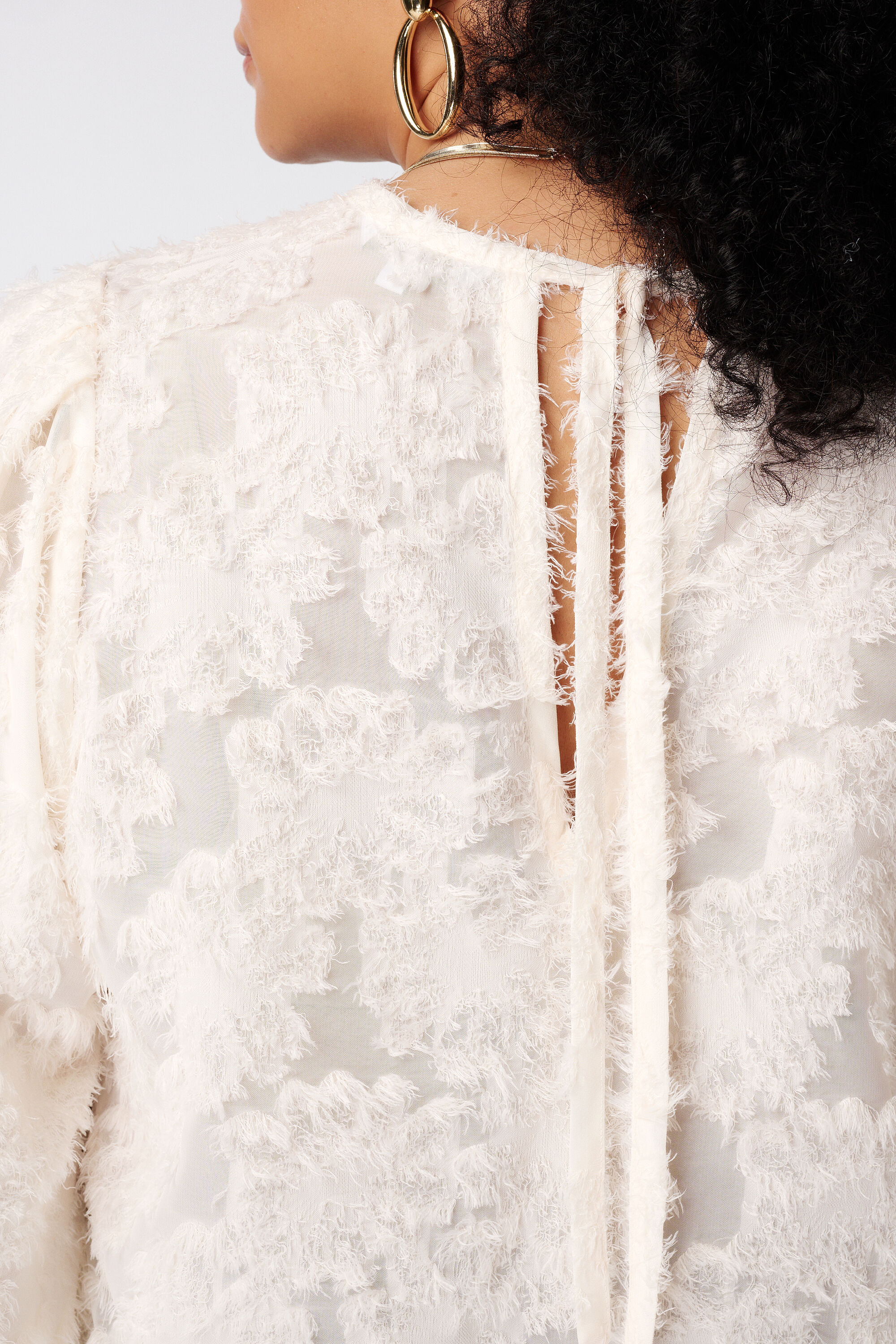 Blouse met ballonmouwen image number 6