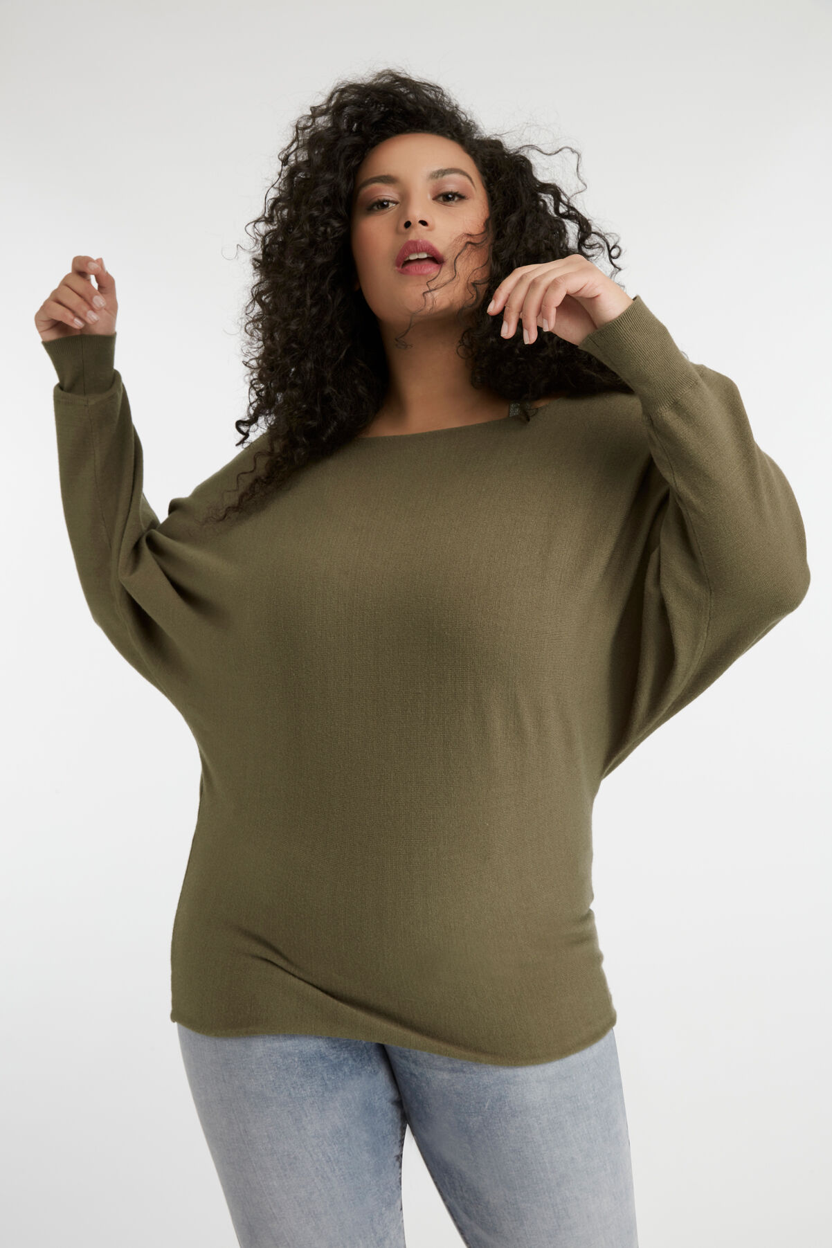 Trui met vleermuismouwen image number 3