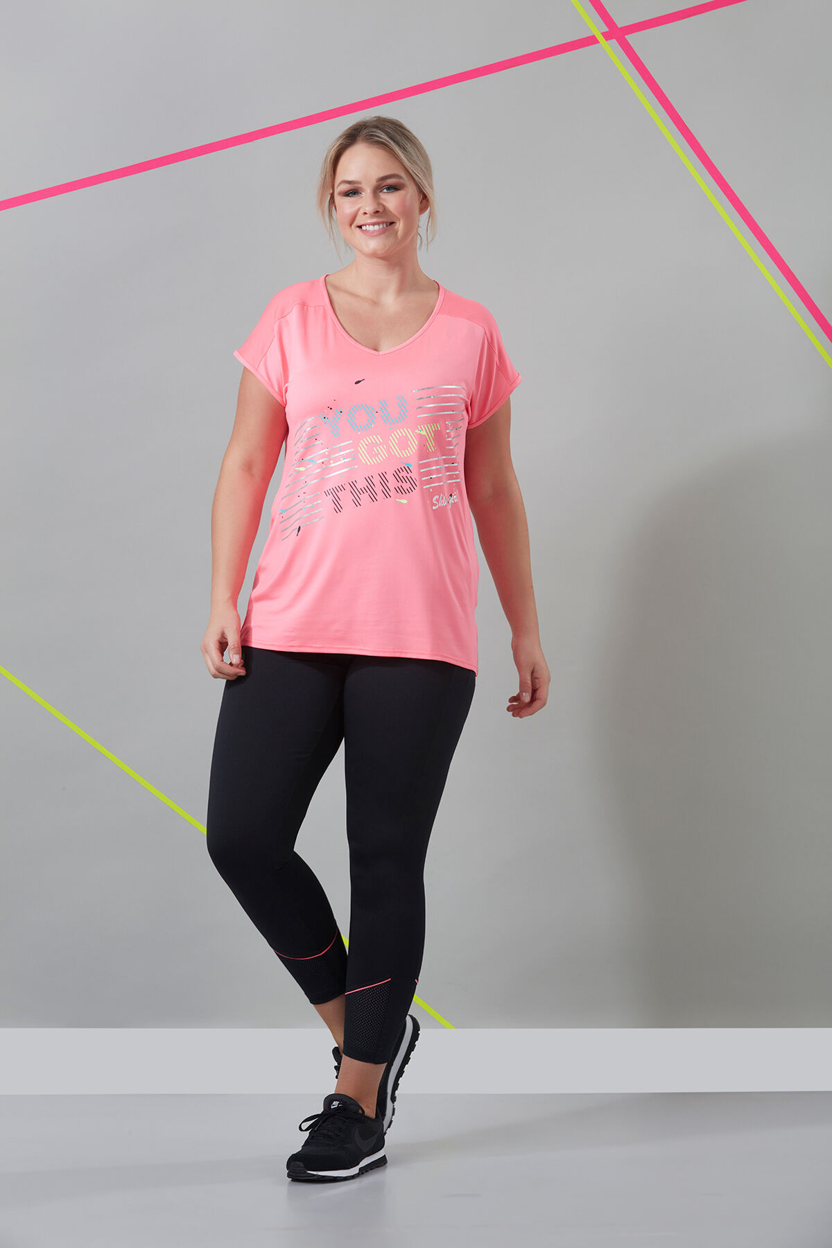 Sporttop met mesh image number 3