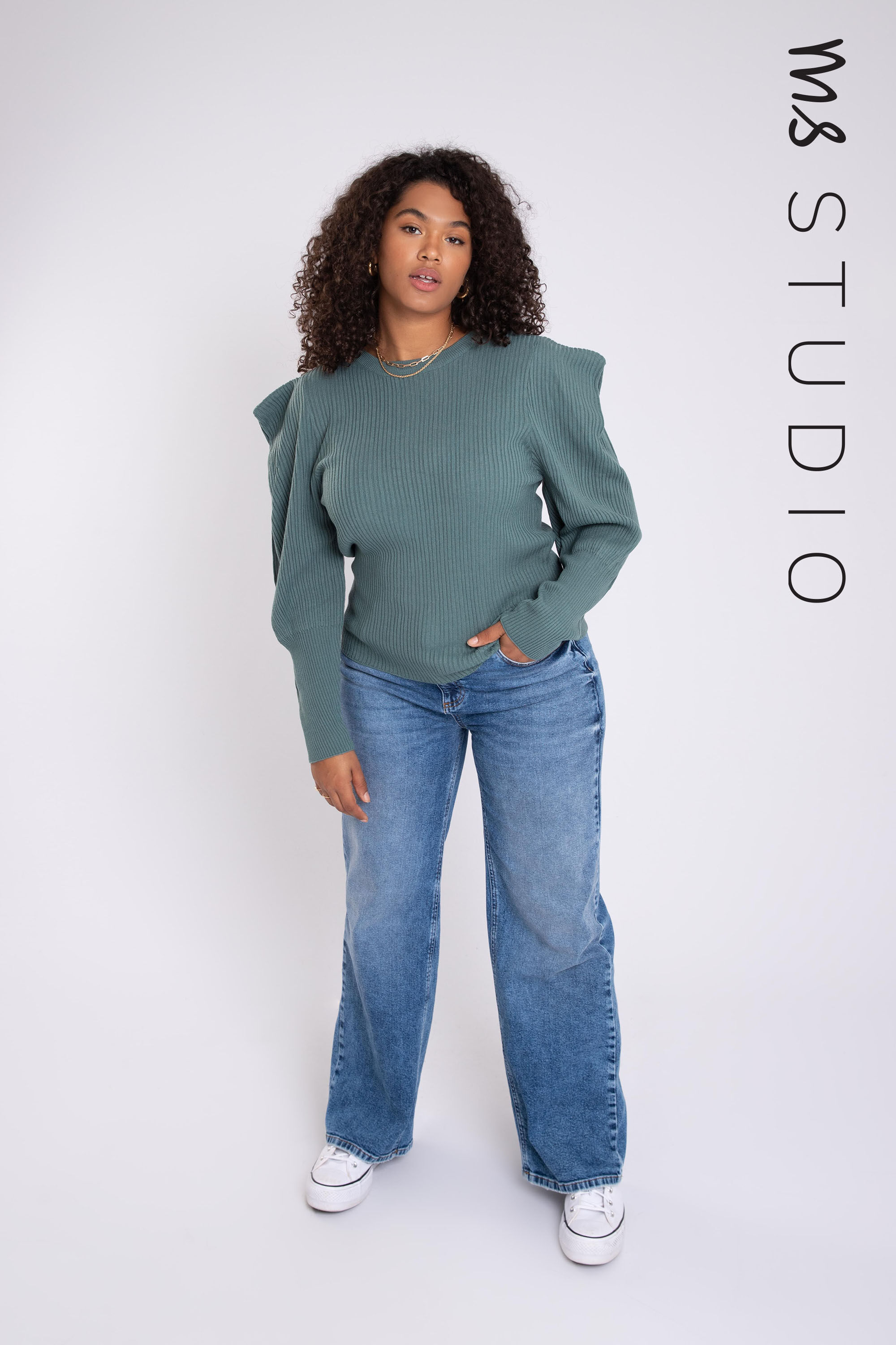 Trui met pofmouw new arrivals