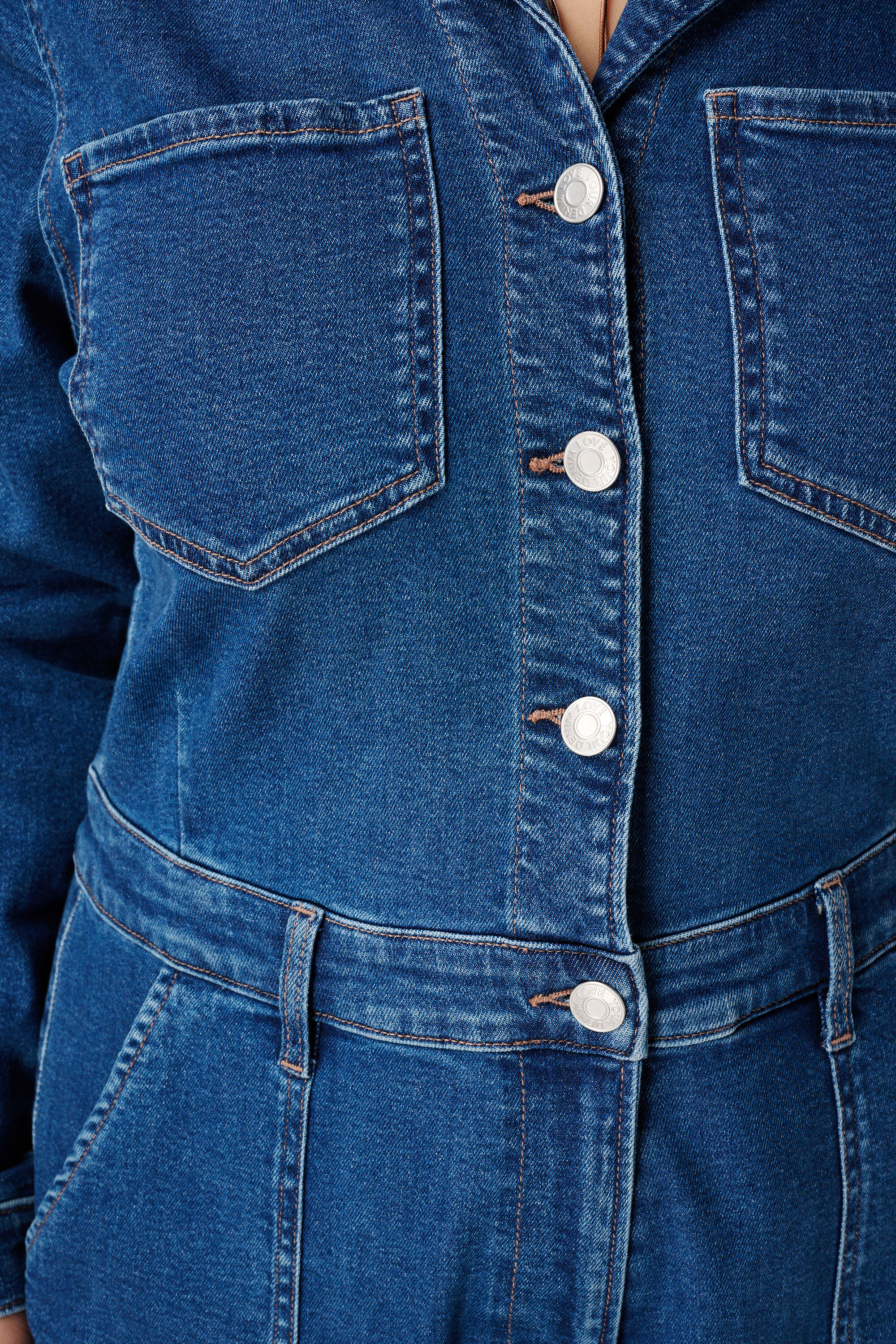 Denim jumpsuit image number 6