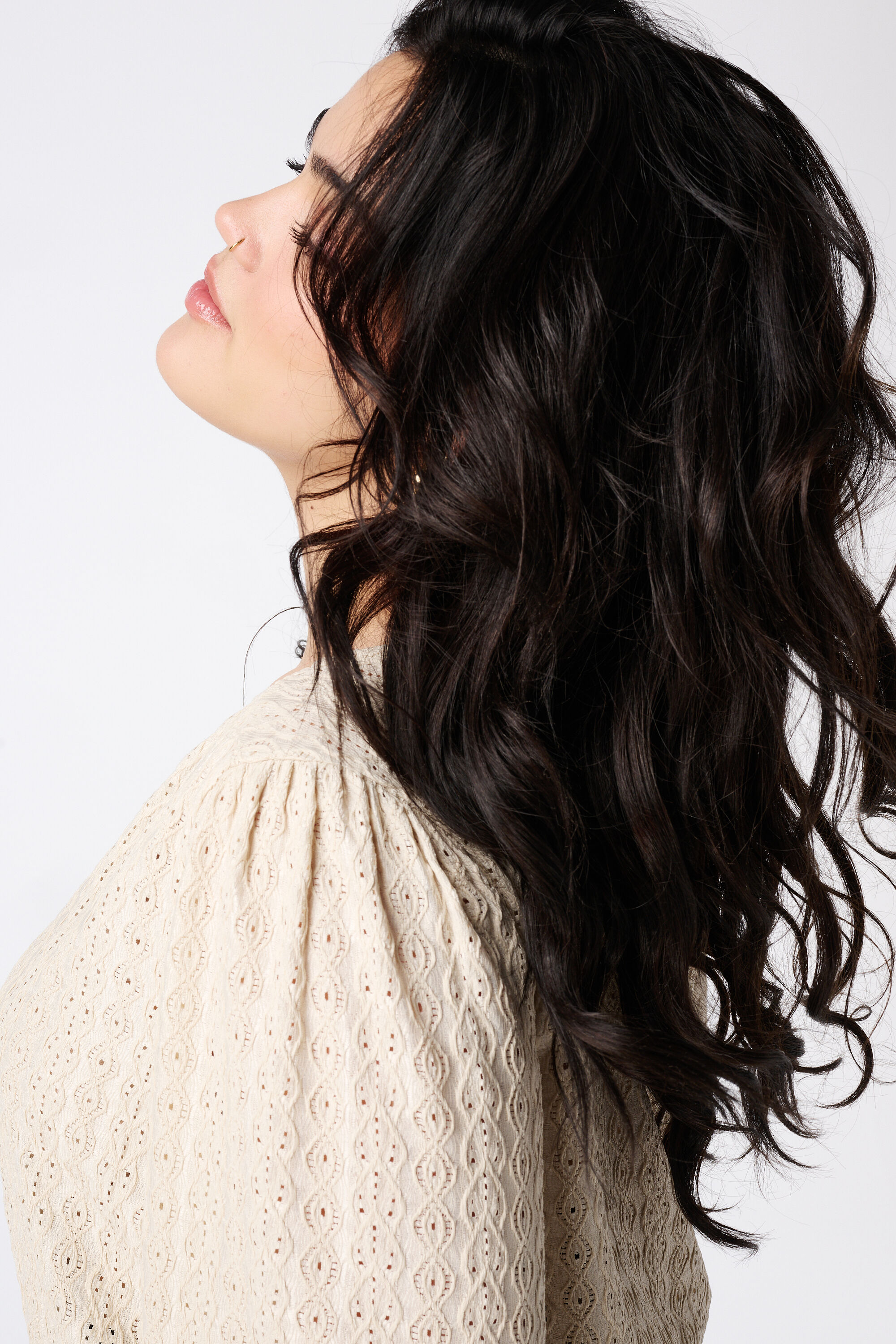 Top met broderie image number 4