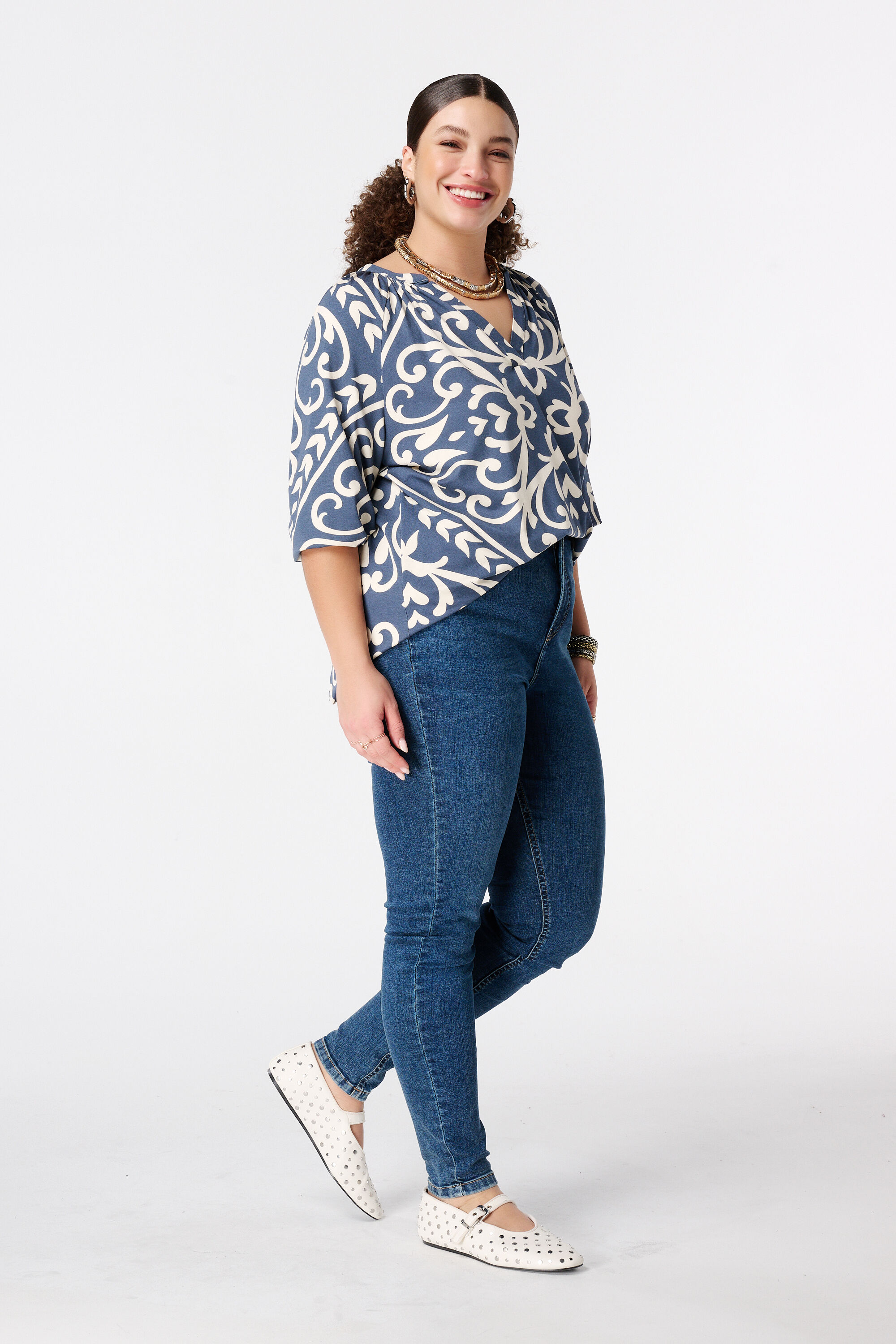 Top met print image number 5