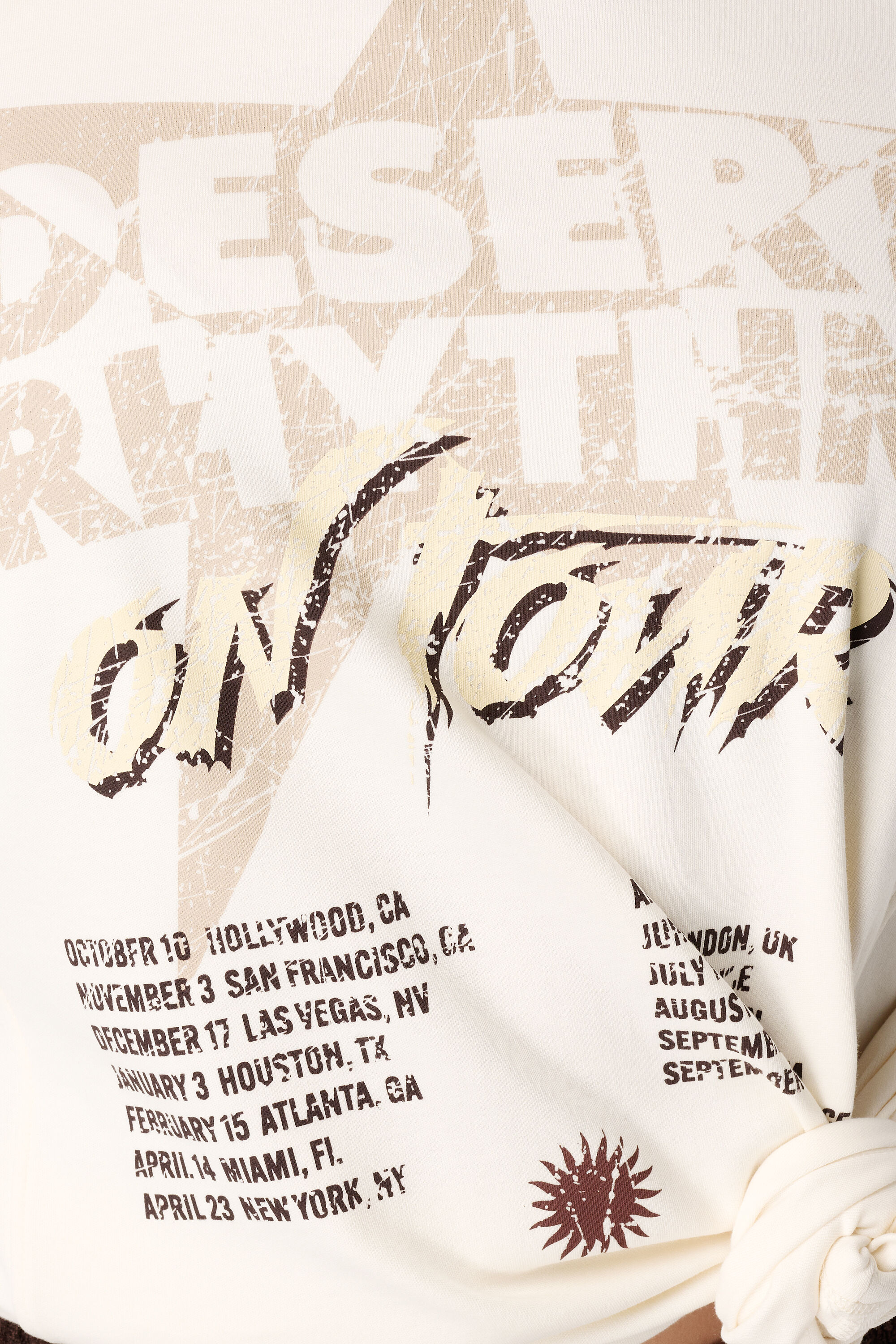 Oversized t-shirt met print image number 6