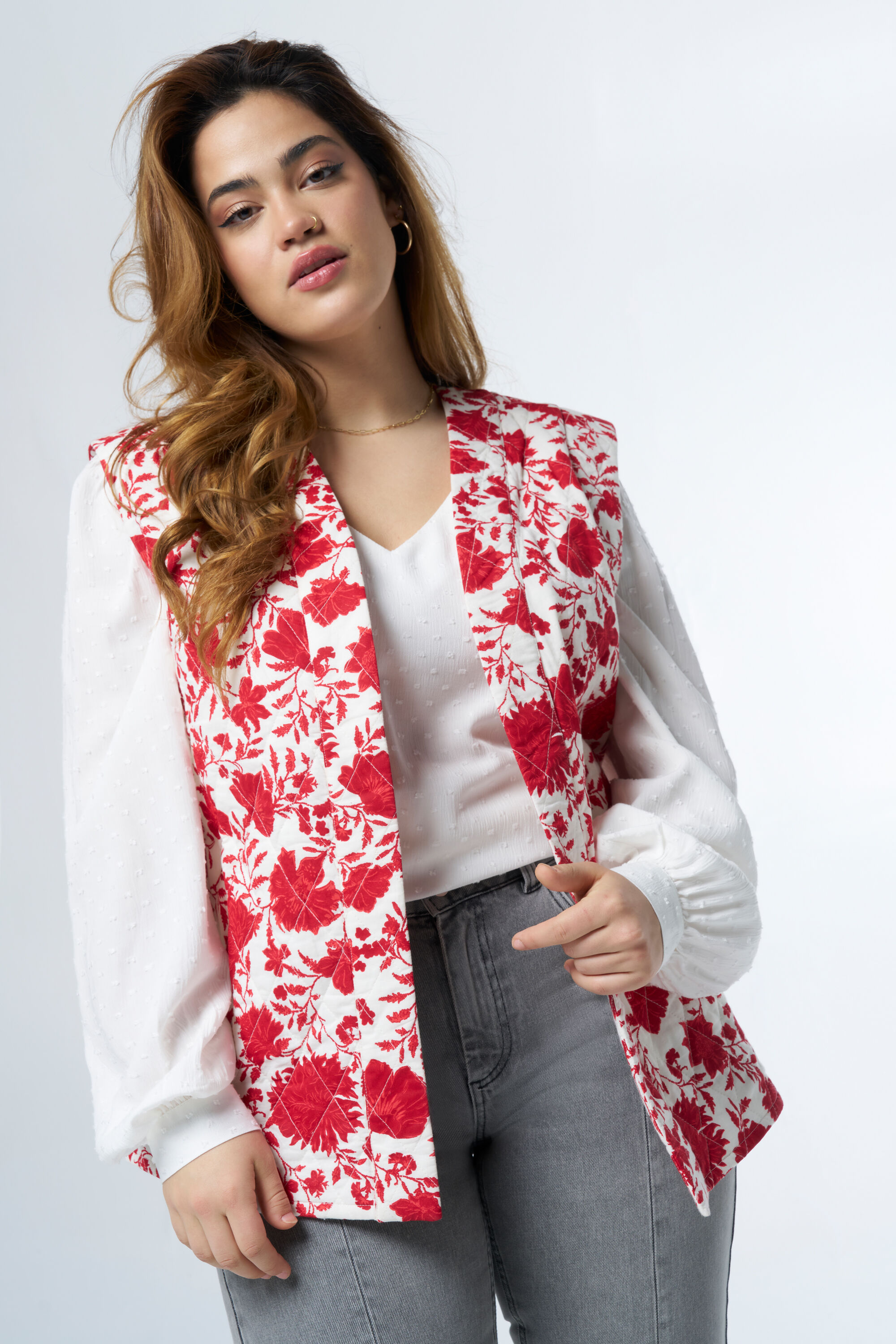 Gilet met print image number 5