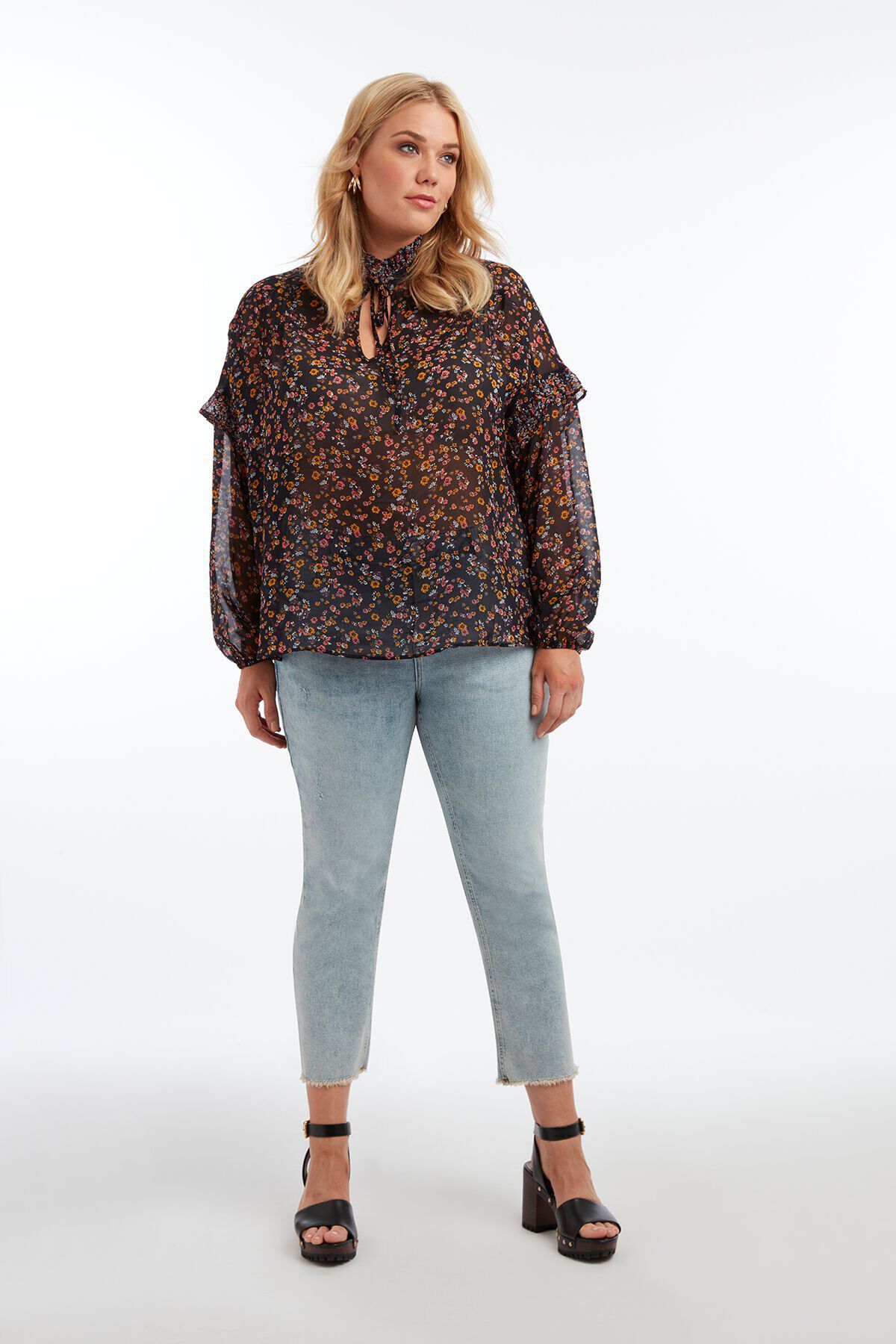 Blouse met bloemenprint image number 3