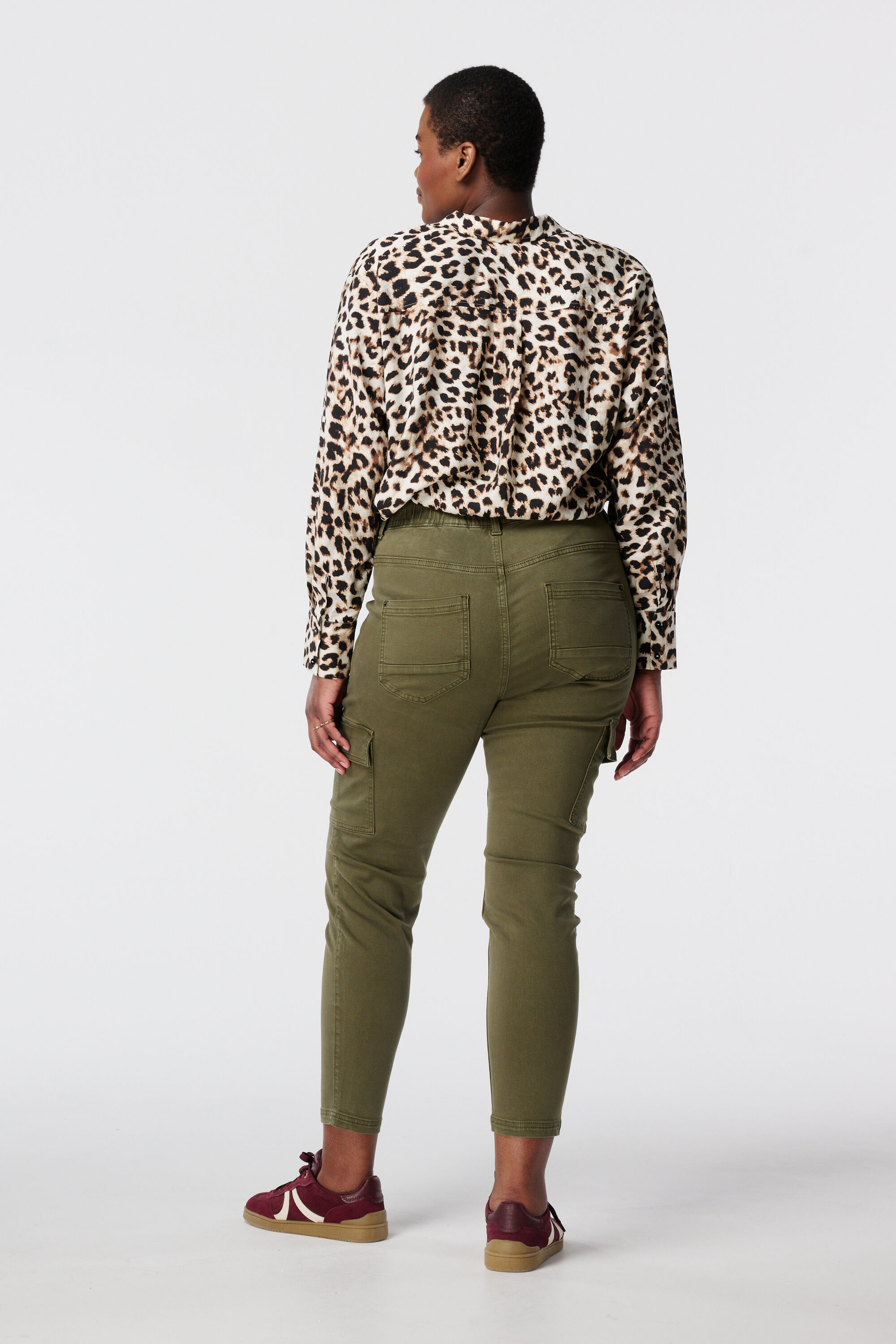 Skinny leg tregging cargo image number 3