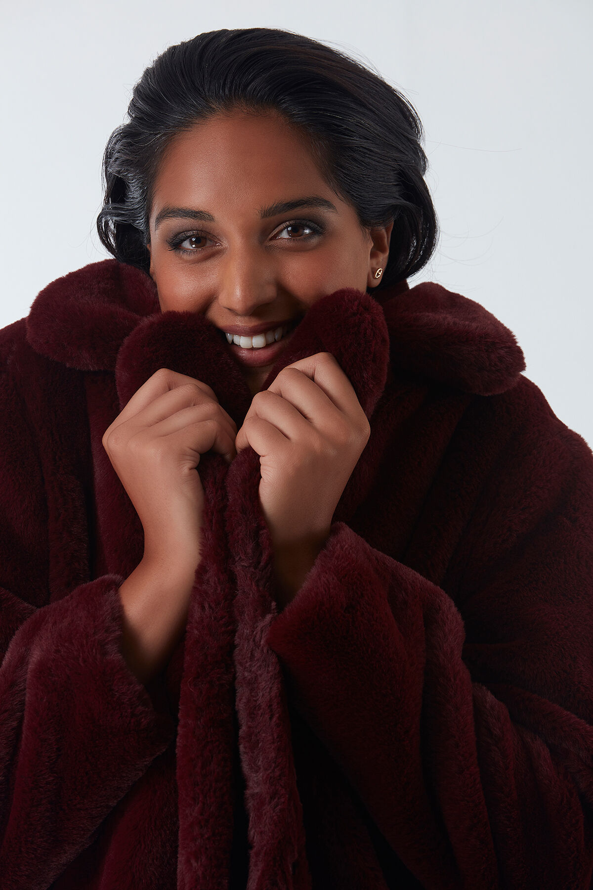 Jas van imitatiebont image number 5