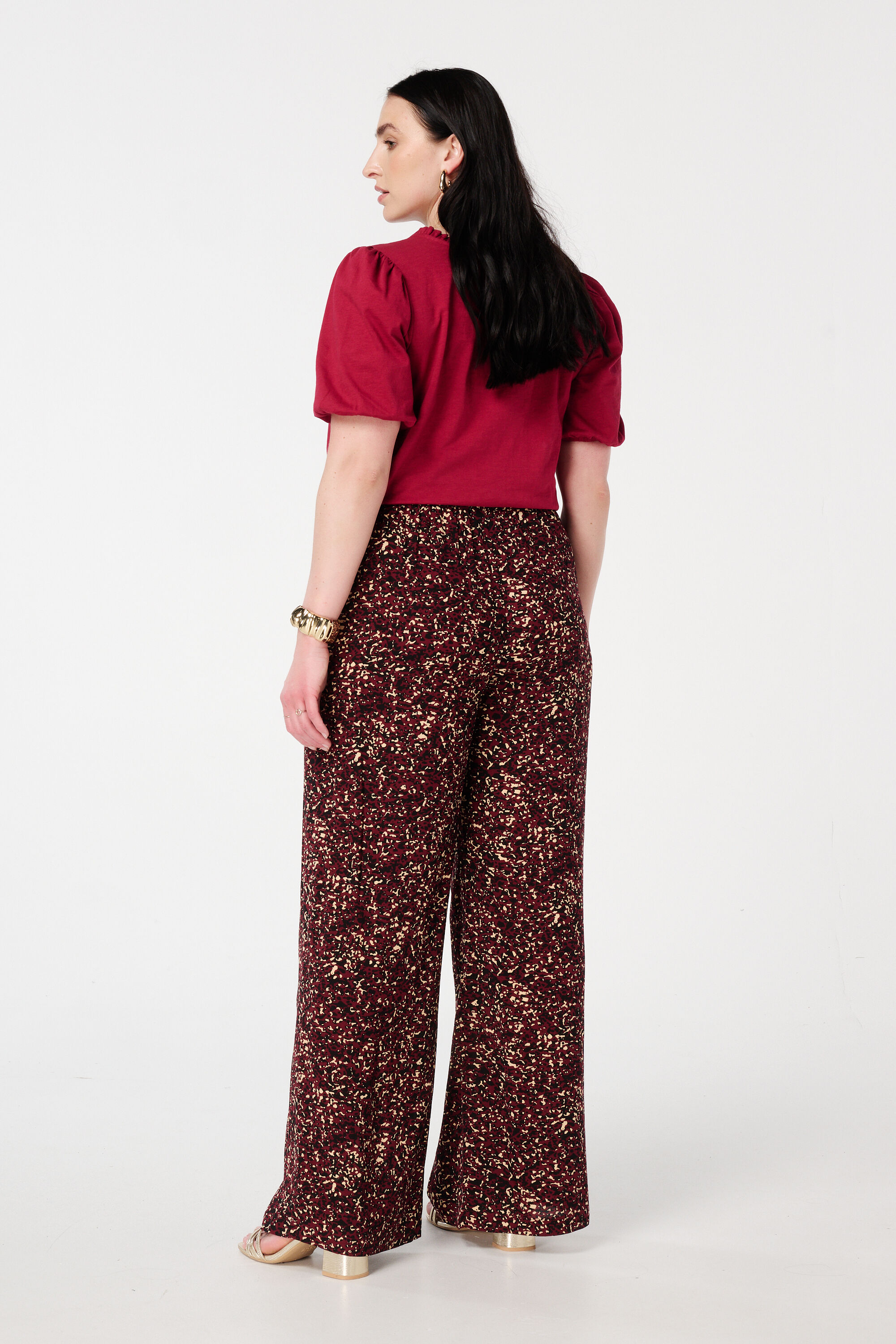 Luchtige broek met print image number 3