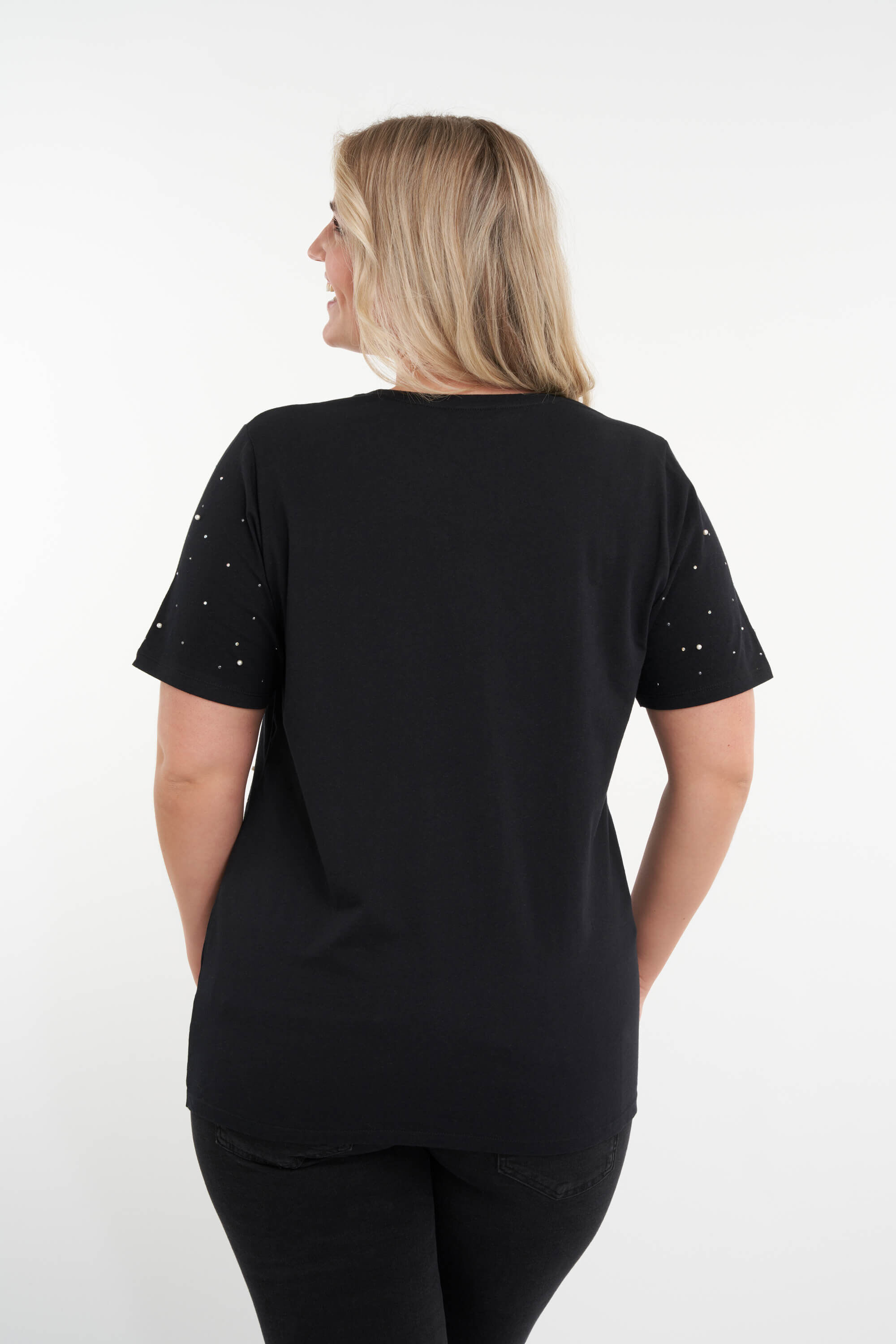 T shirt met strass steentjes dames hot sale