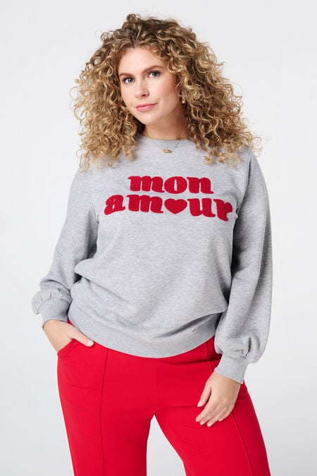 Sweater met tekst Sweater met tekst
