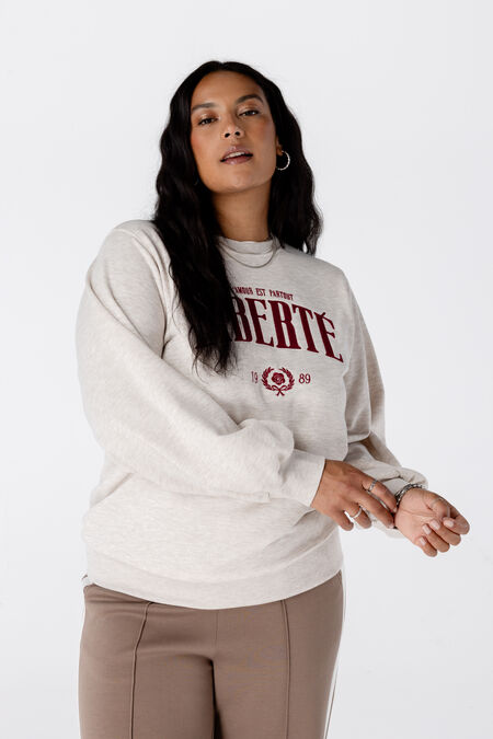 Sweater met print Sweater met print