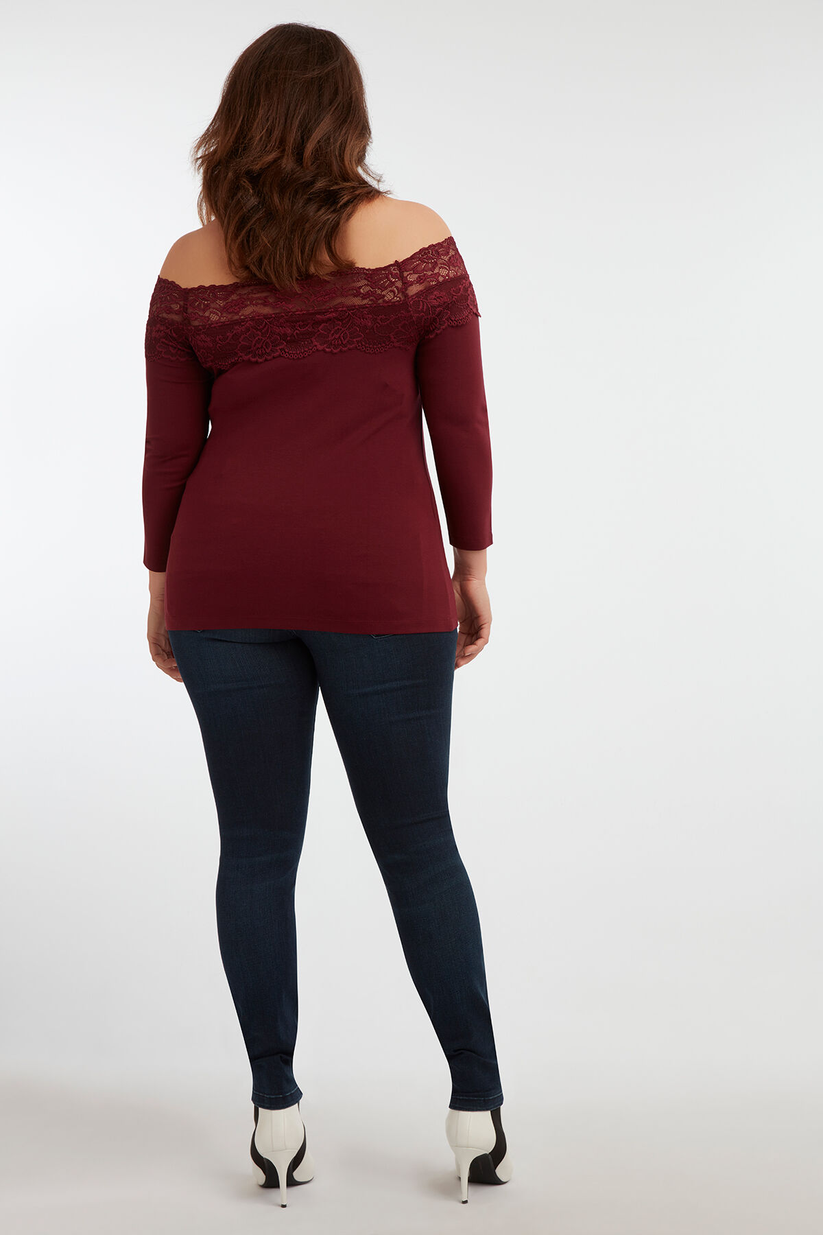 Top met kanten boord image number 4