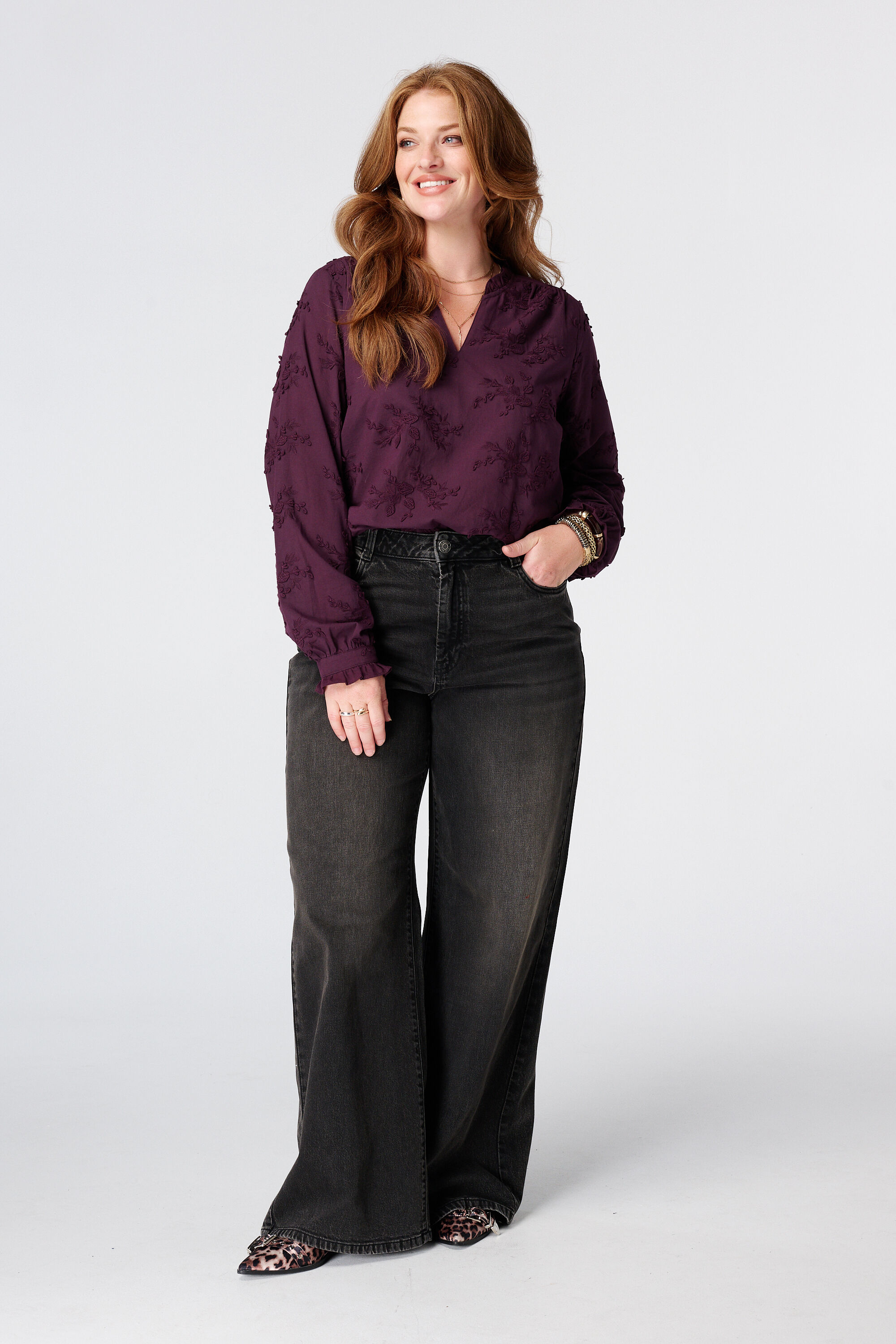 Blouse met borduursel image number 5