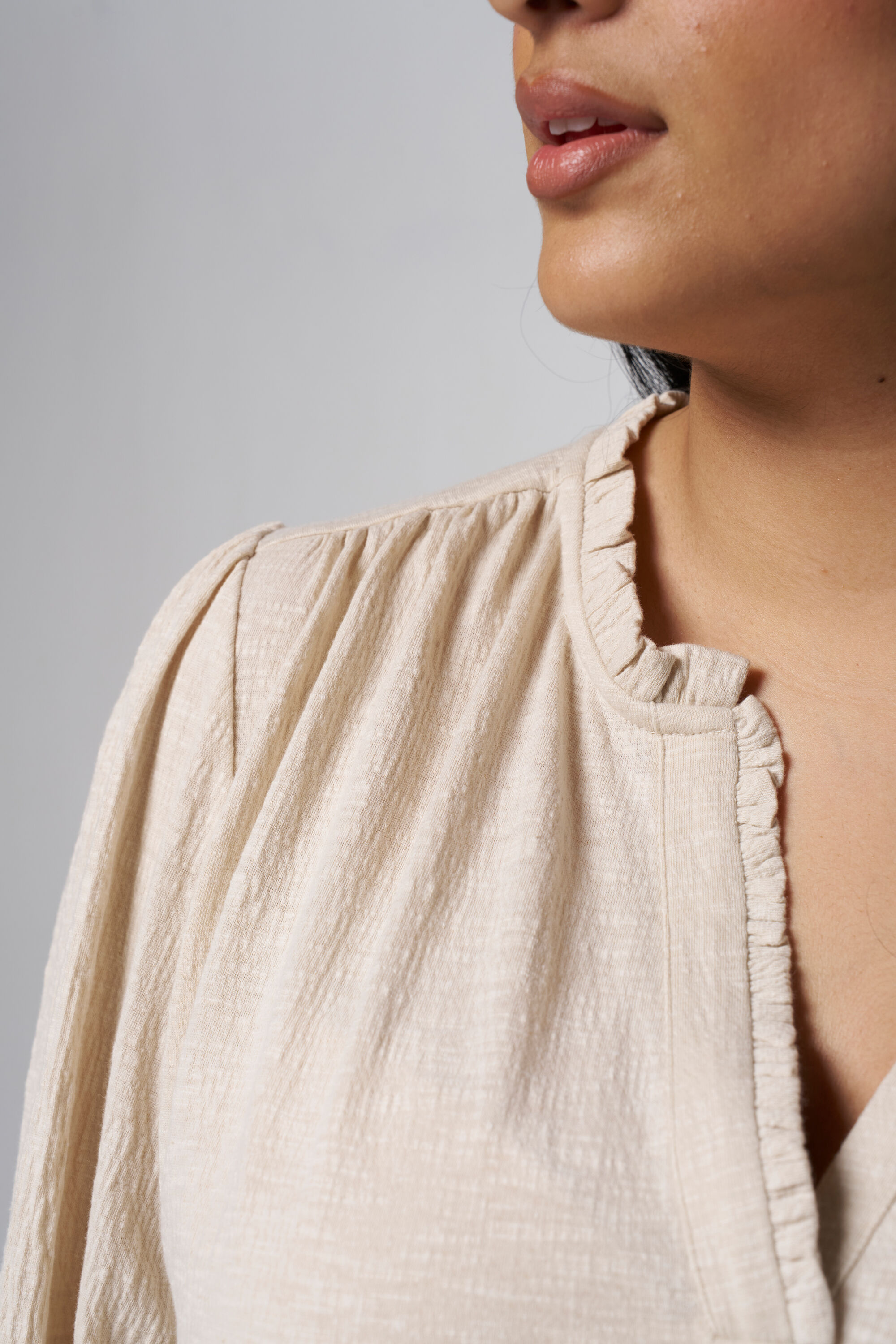 Top met V-hals image number 4