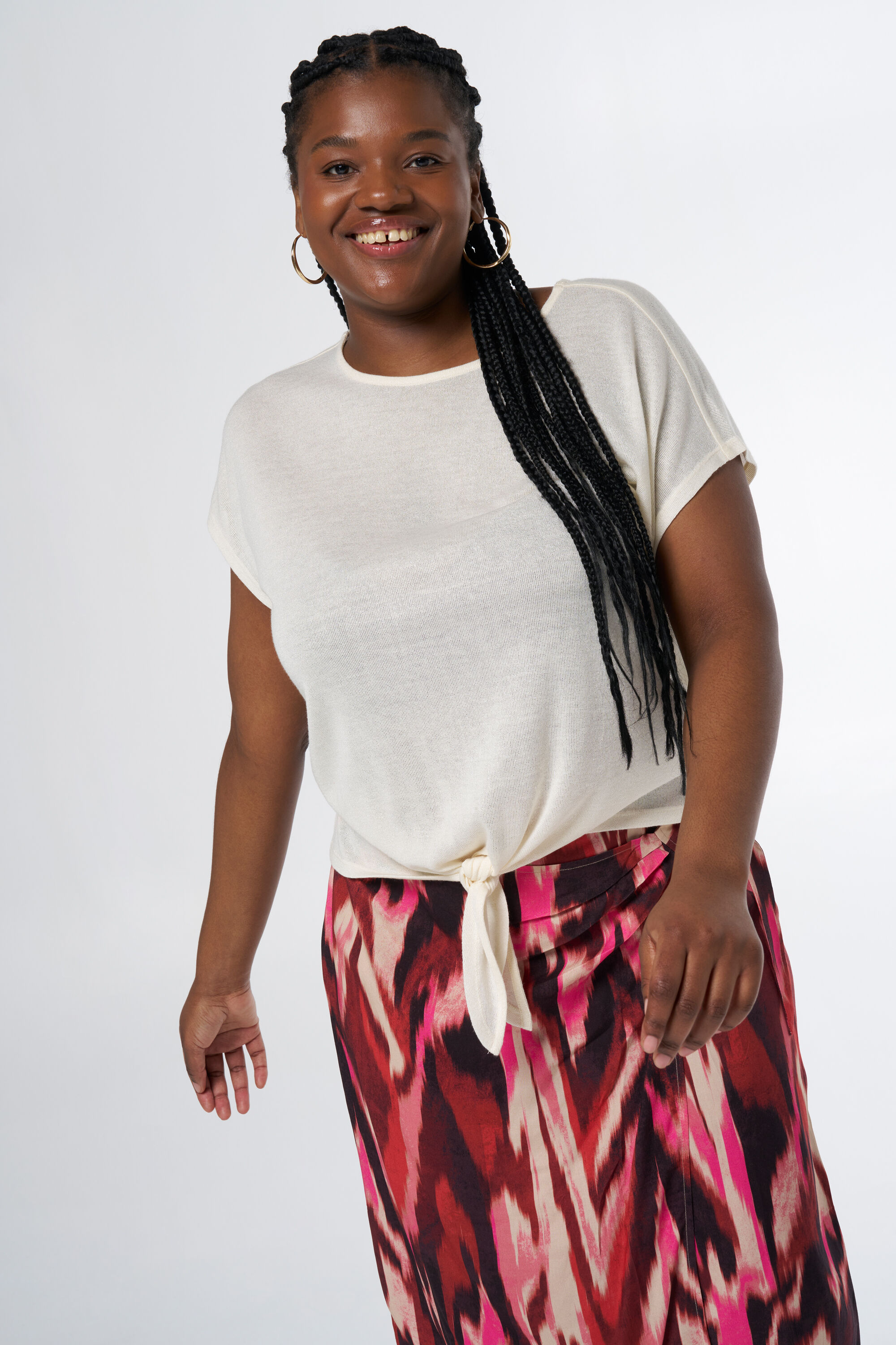 Top met knoopdetail image number 6