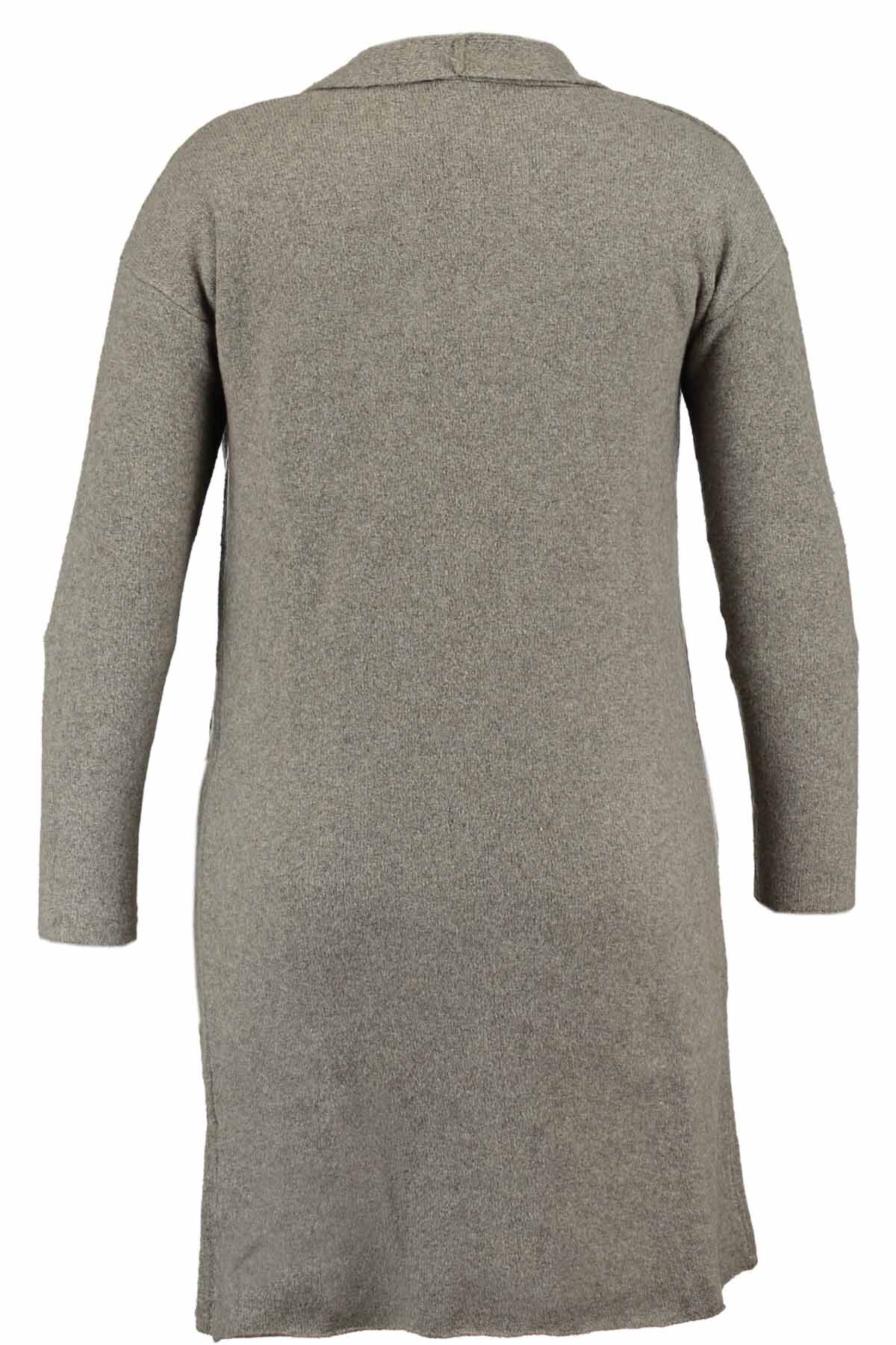 Lang gebreid vest  image number 2